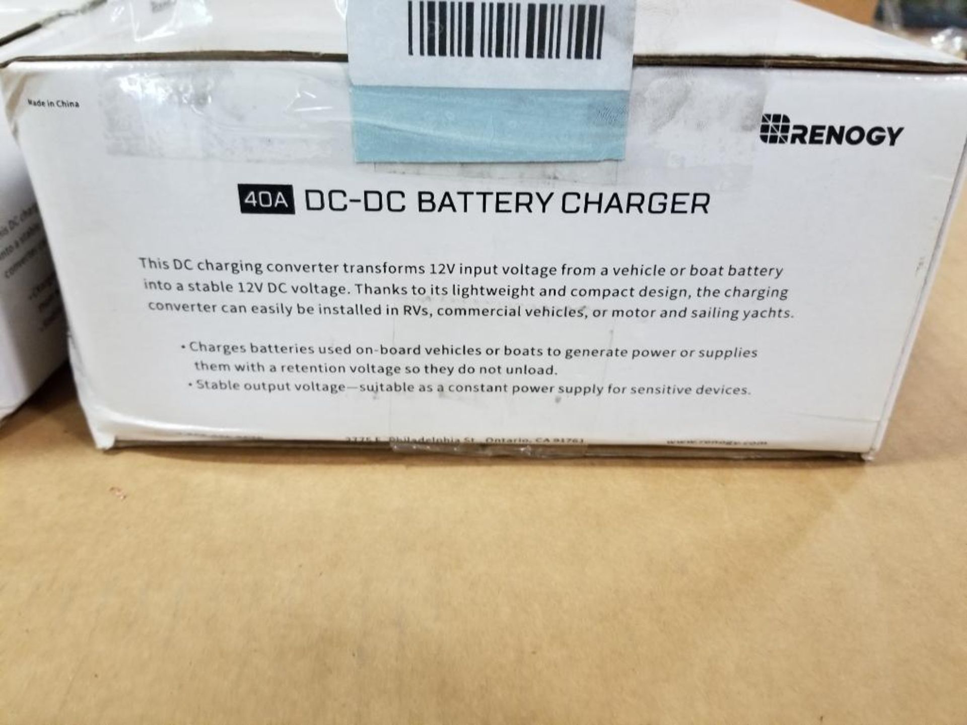 Qty 2 - Renogy 40A DC-DC battery charger. RNG-DCC1212-40-US. - Image 3 of 5