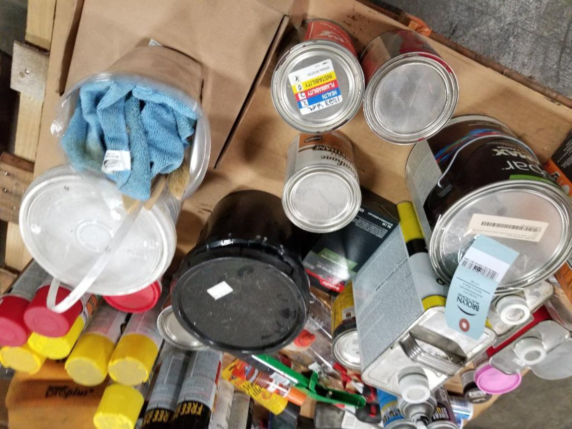 Pallet of assorted paint, sealant. - Image 8 of 13