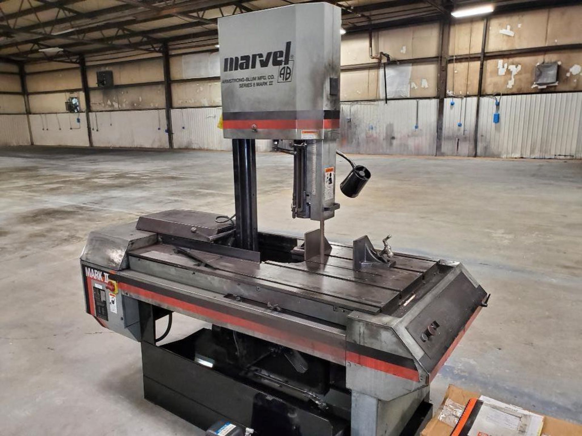 18in x 22in Marvel series 8 Mark II vertical tilt frame band saw. - Image 23 of 41