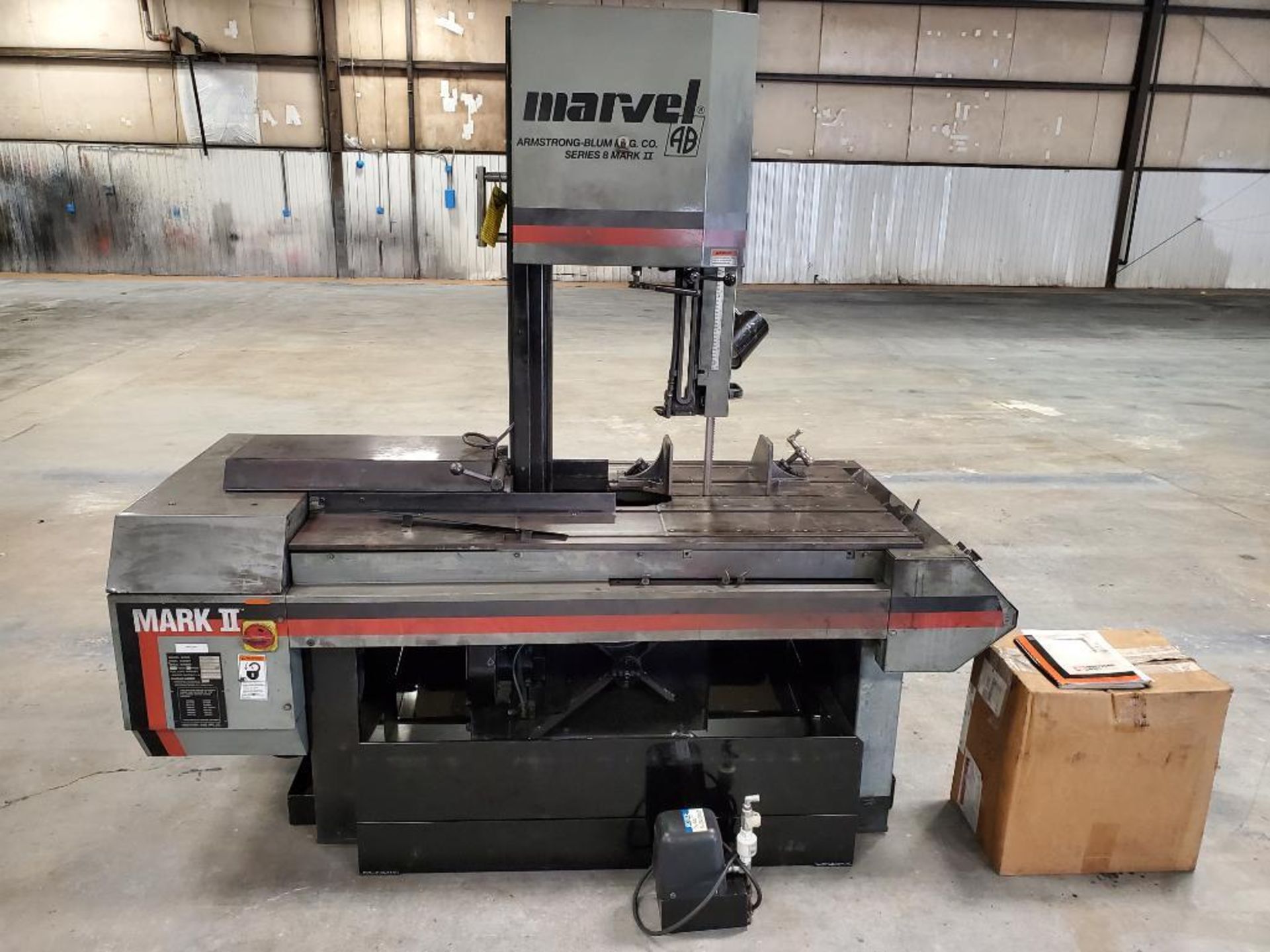 18in x 22in Marvel series 8 Mark II vertical tilt frame band saw. - Image 2 of 41