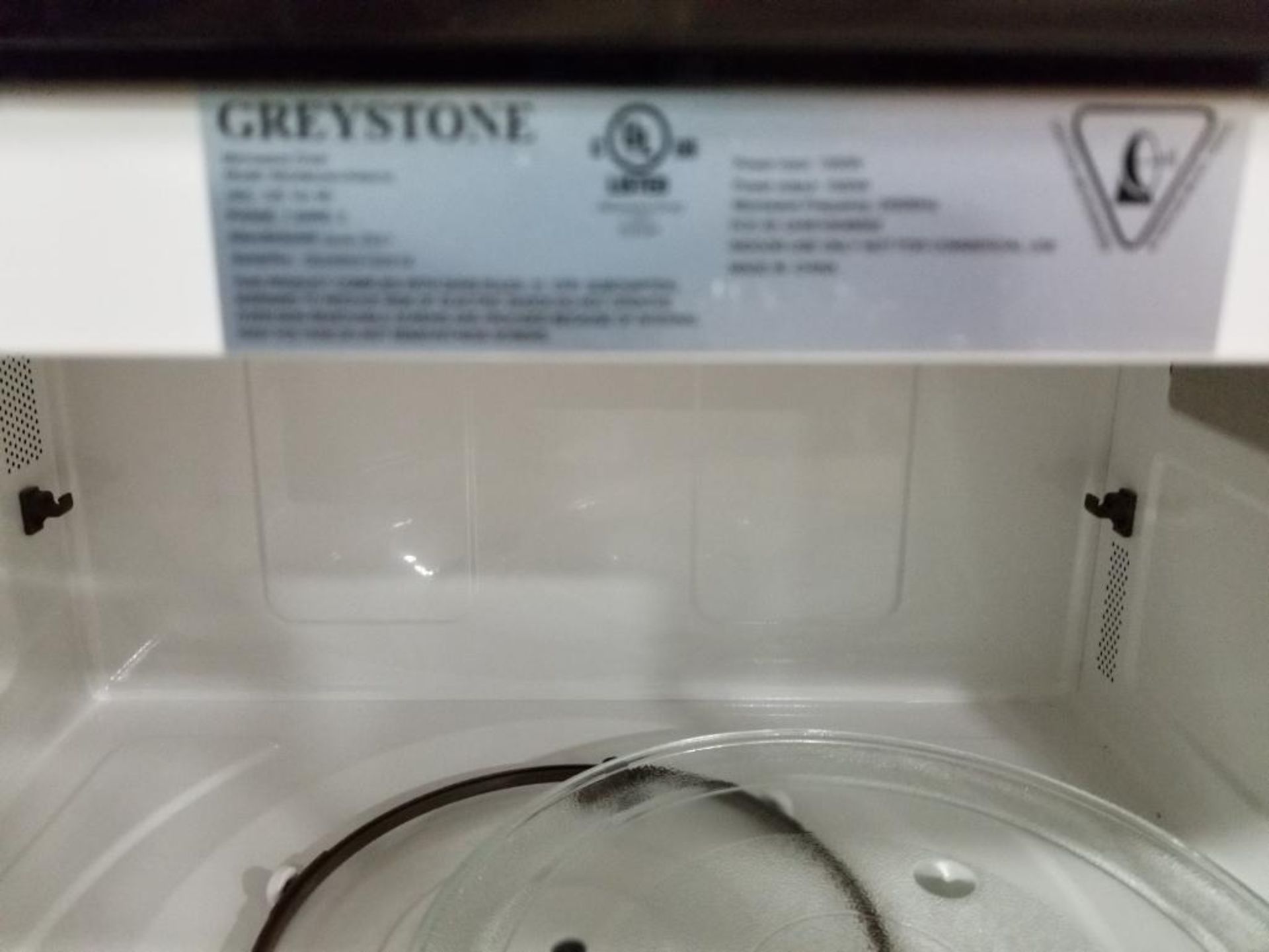 Greystone above range microwave. - Image 6 of 6