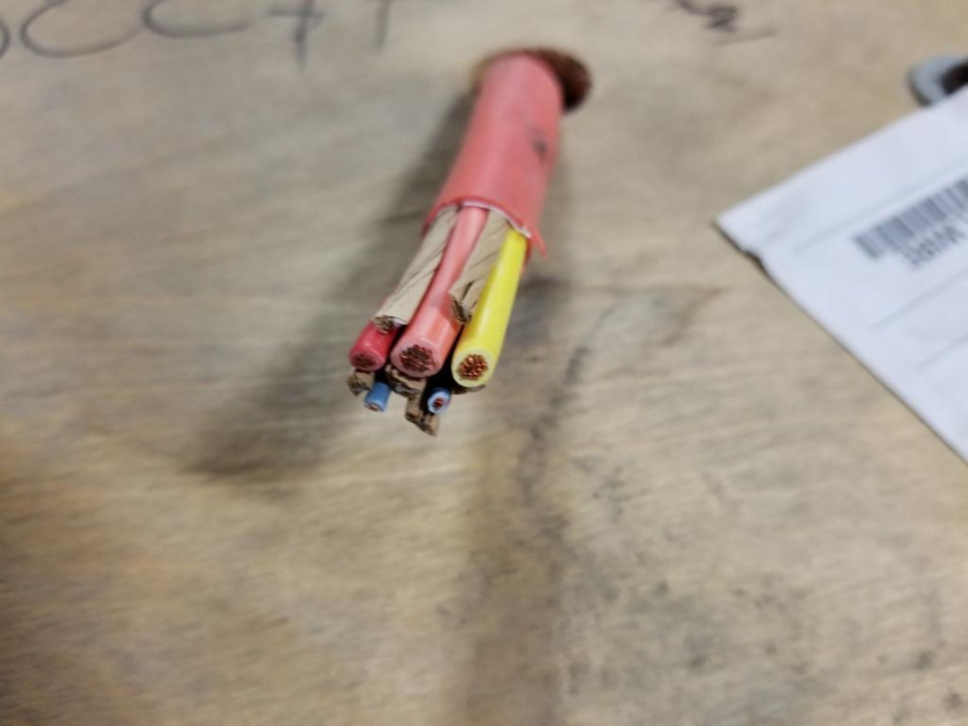 Roll of electrical wire. 198LBS. Approx. 500FT. - Image 11 of 11