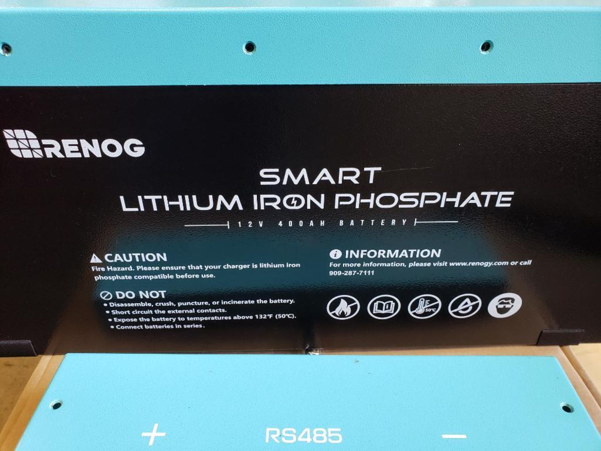 Qty 4 - Renogy smart lithium battery box. 12v 400ah capacity. New in box. - Image 3 of 10