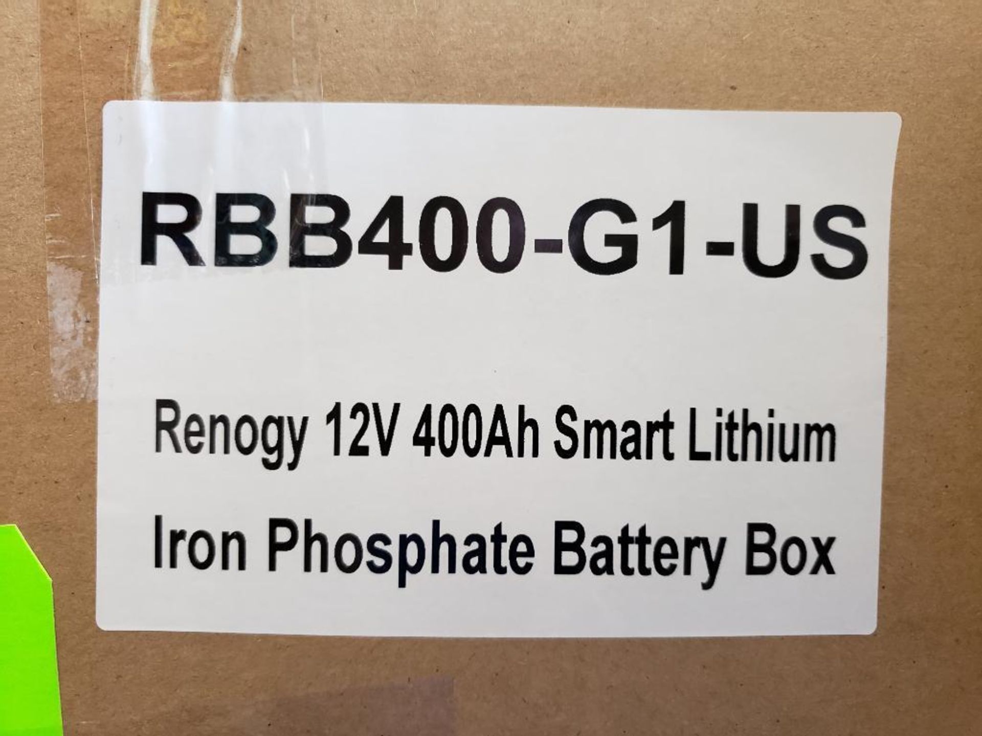 Qty 4 - Renogy smart lithium battery box. 12v 400ah capacity. New in box. - Image 10 of 10
