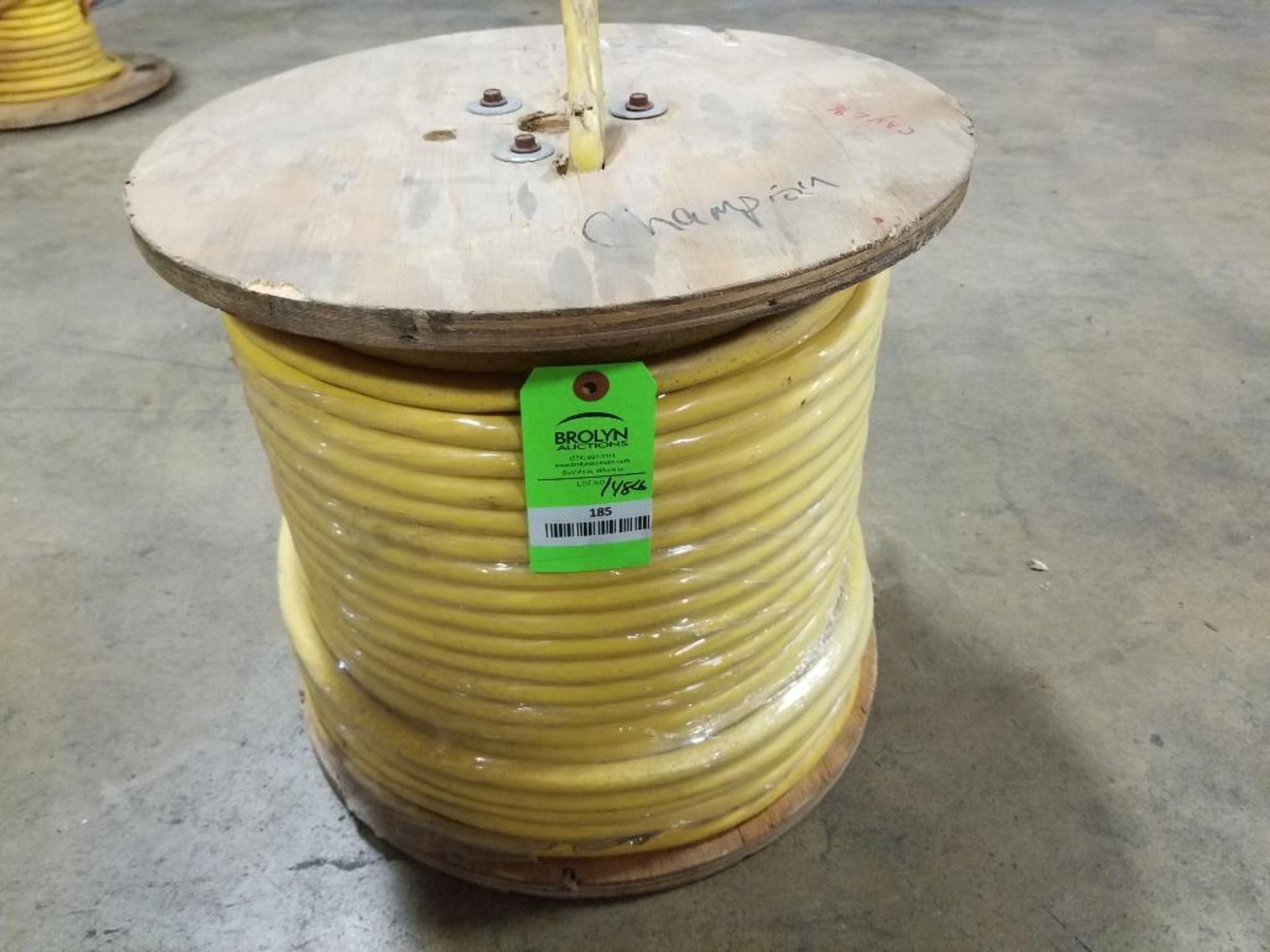Roll of electrical wire. 148LBS. Approx. 350FT.