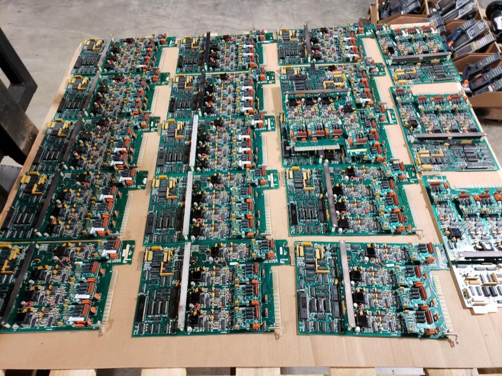 Pallet of Assorted electrical control board.