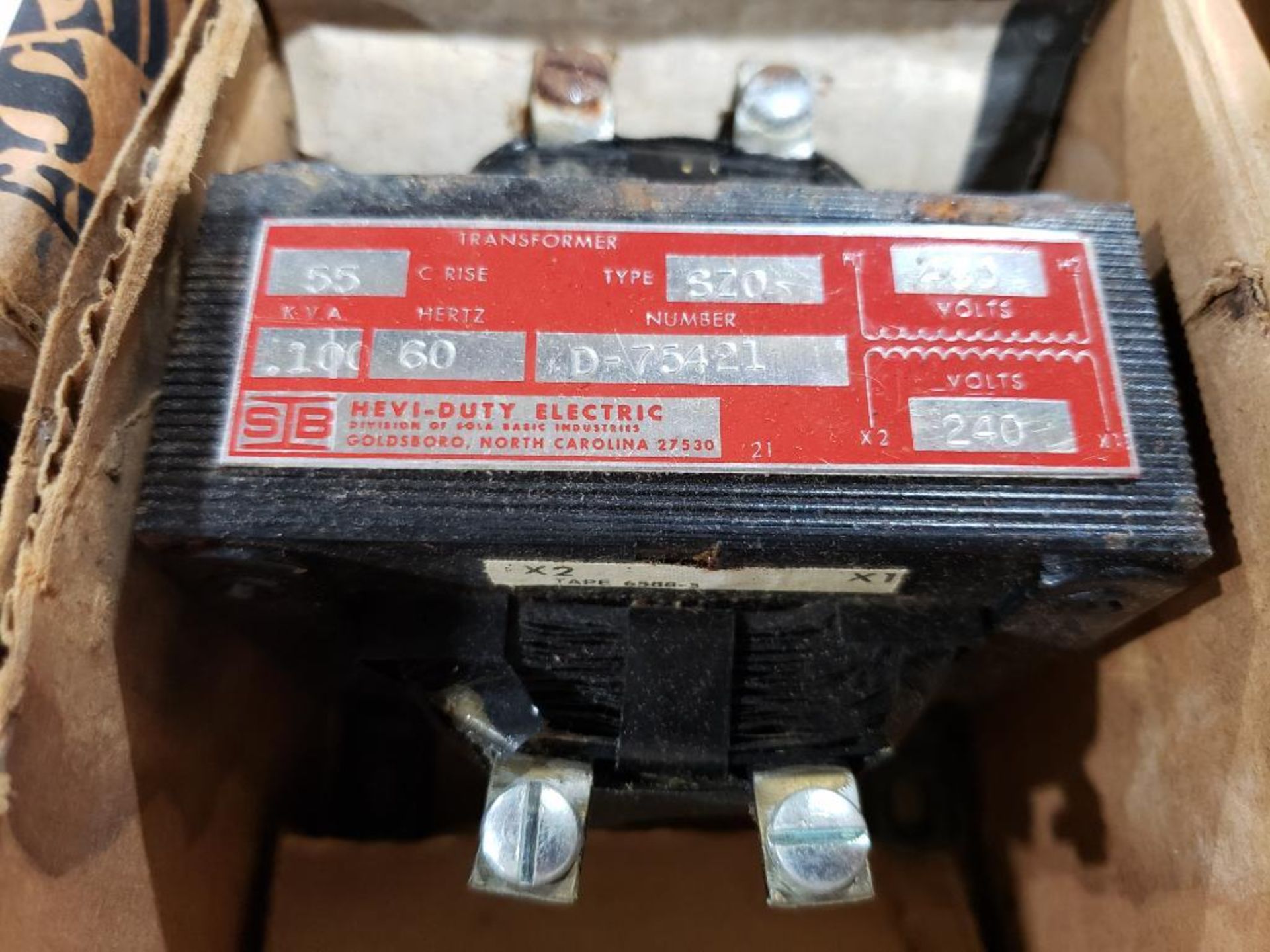 Qty 15 - Hevi Duty transformer. Part number 35DV-500-522. New in box. - Image 7 of 10