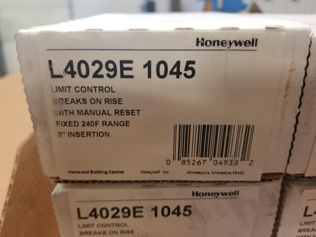 Qty 6 - Honeywell limit control. Part number L4029E-1045. New in box ...