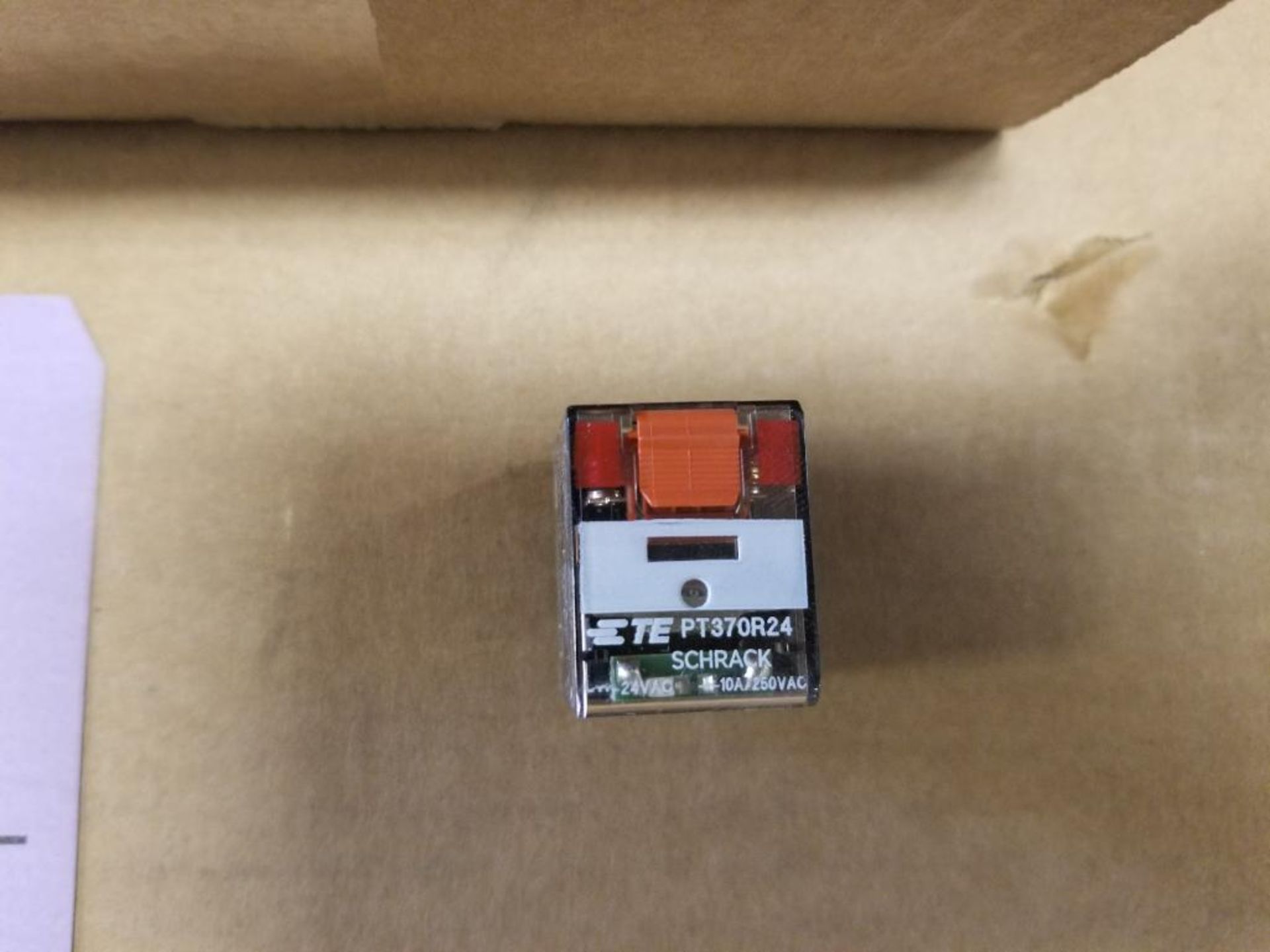 Qty 160 - TE Connectivity Schrack power relay. Part number PT370R24. New in bulk pack. - Image 5 of 5