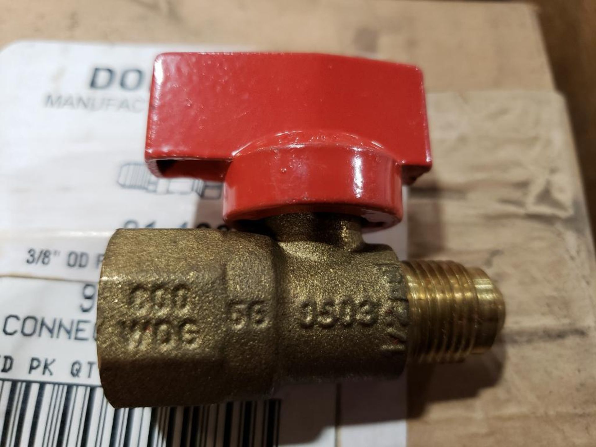 Qty 70 - Dormont brass valves. Part number 91-1032. New in bulk box, 7 boxes of 10. - Image 4 of 4