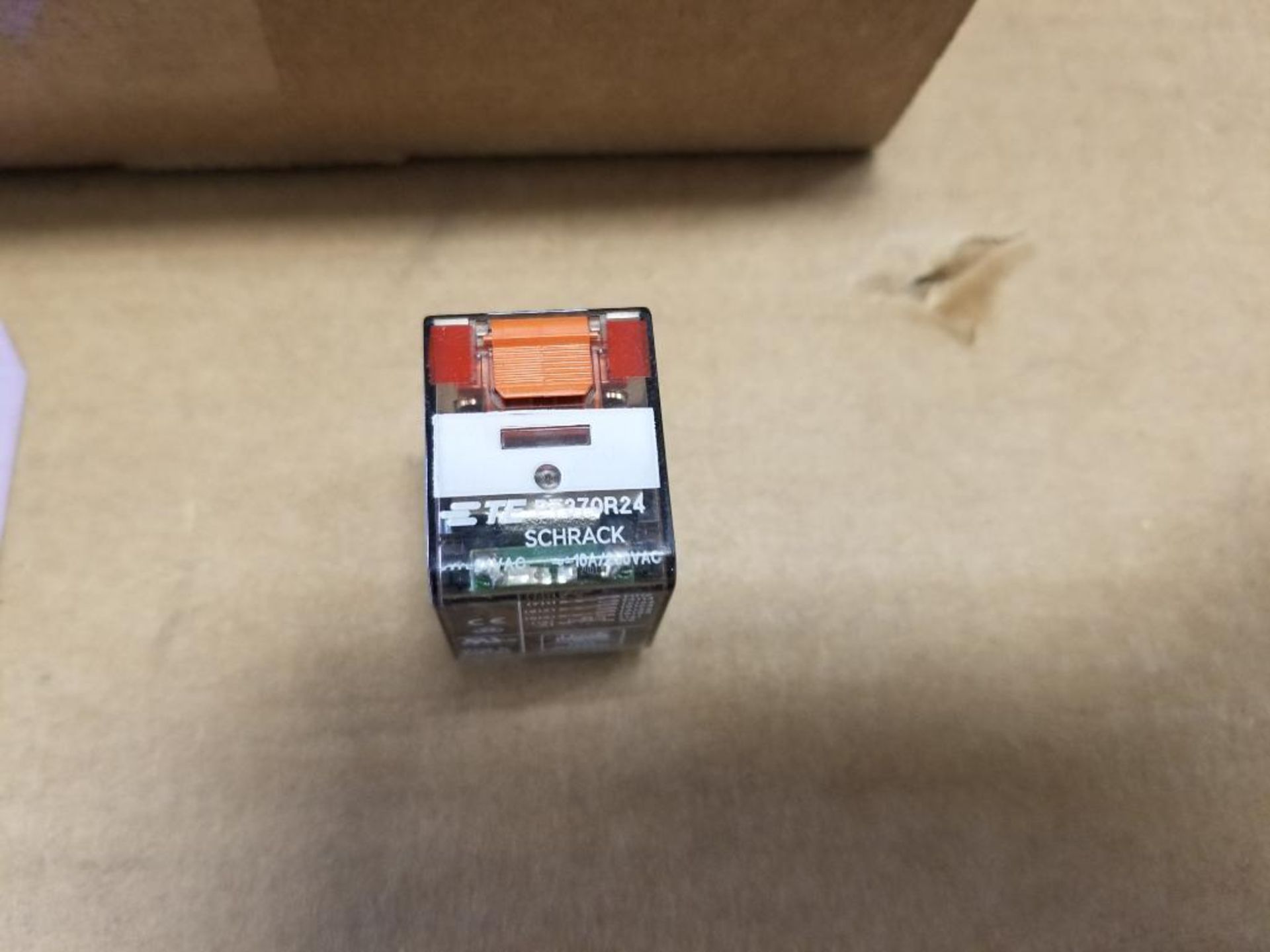 Qty 160 - TE Connectivity Schrack power relay. Part number PT370R24. New in bulk pack. - Image 4 of 5