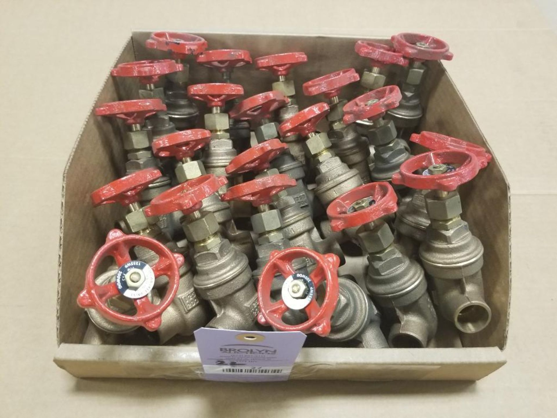 Qty 22 - Milwaukee brass valves.