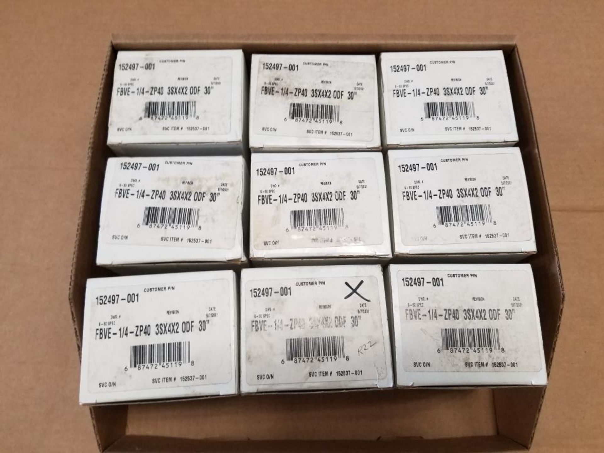 Qty 9 - Valve. Part number FBVE-1/4-ZP40. New in box. - Image 3 of 3
