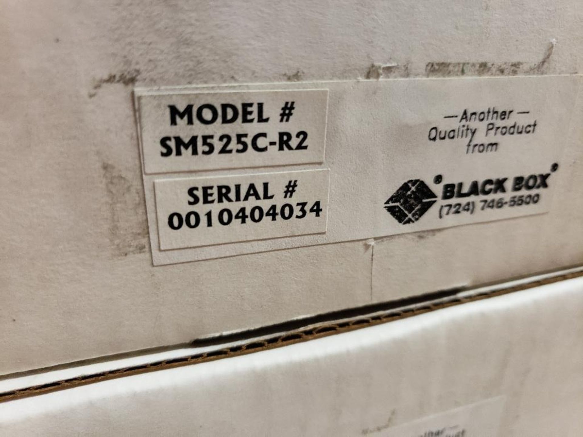 Qty 6 - Black Box. Part number SM525C-R2. New in box. - Image 2 of 3