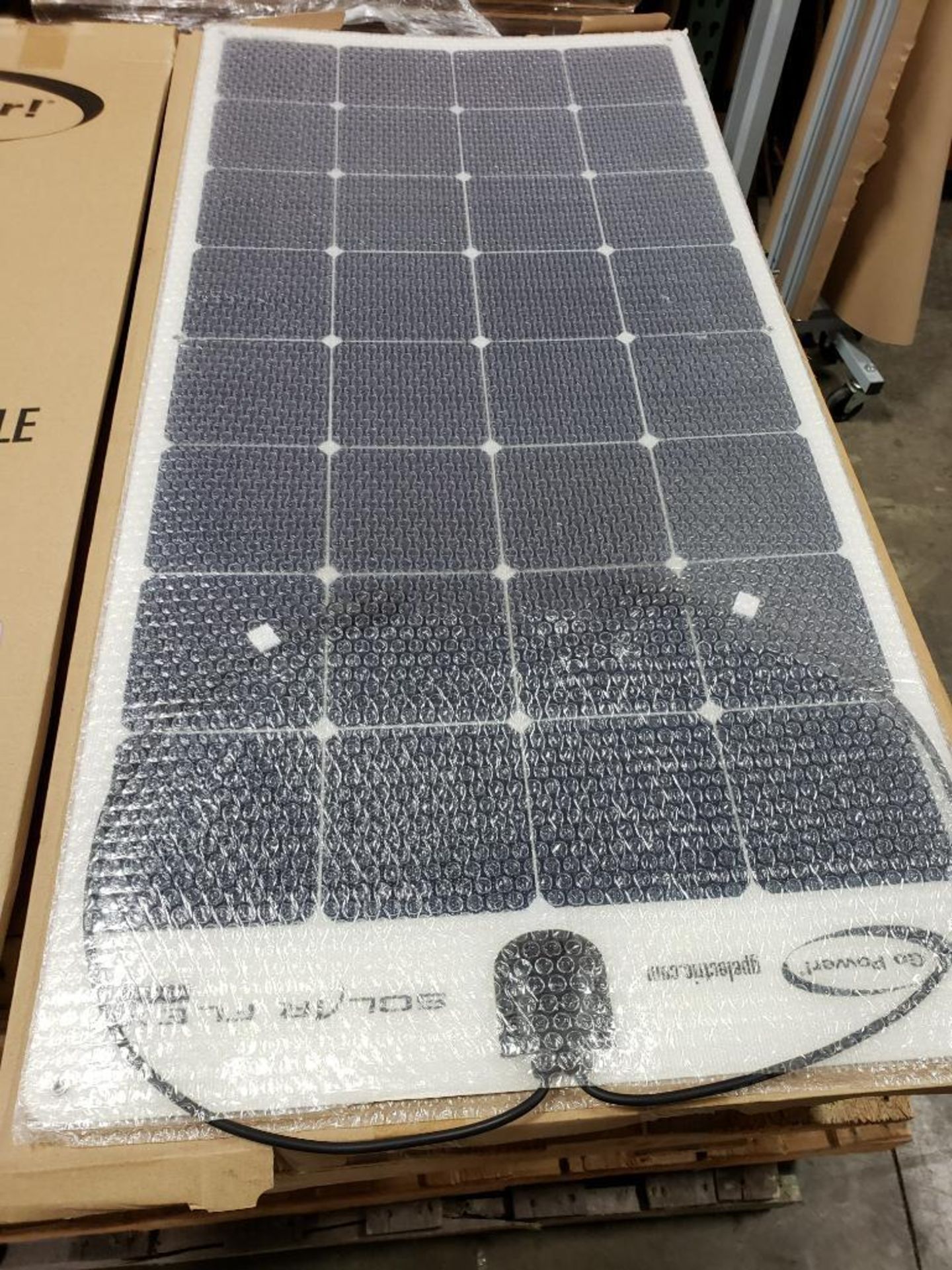 Qty 2 - Go Power 100w flexible solar panel. Model Flex-100. - Image 3 of 4