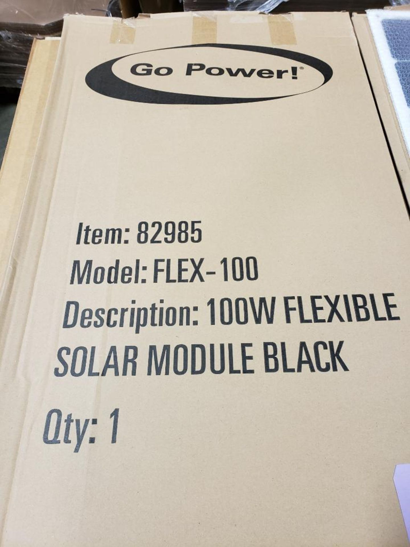 Qty 2 - Go Power 100w flexible solar panel. Model Flex-100. - Image 2 of 4