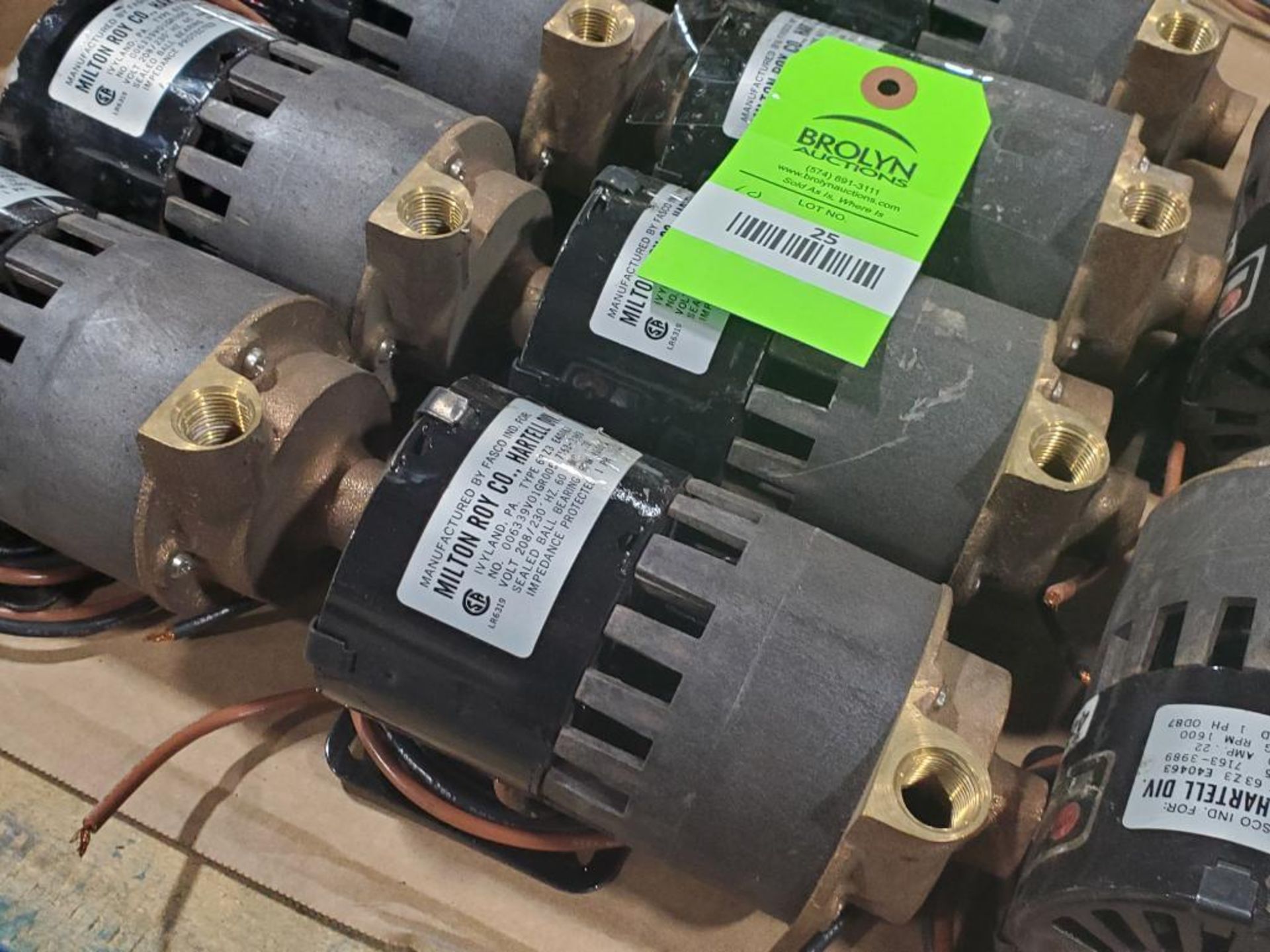 Qty 10 - Milton Roy Fasco pumps. Type 63-Z3- E40463. - Image 3 of 4