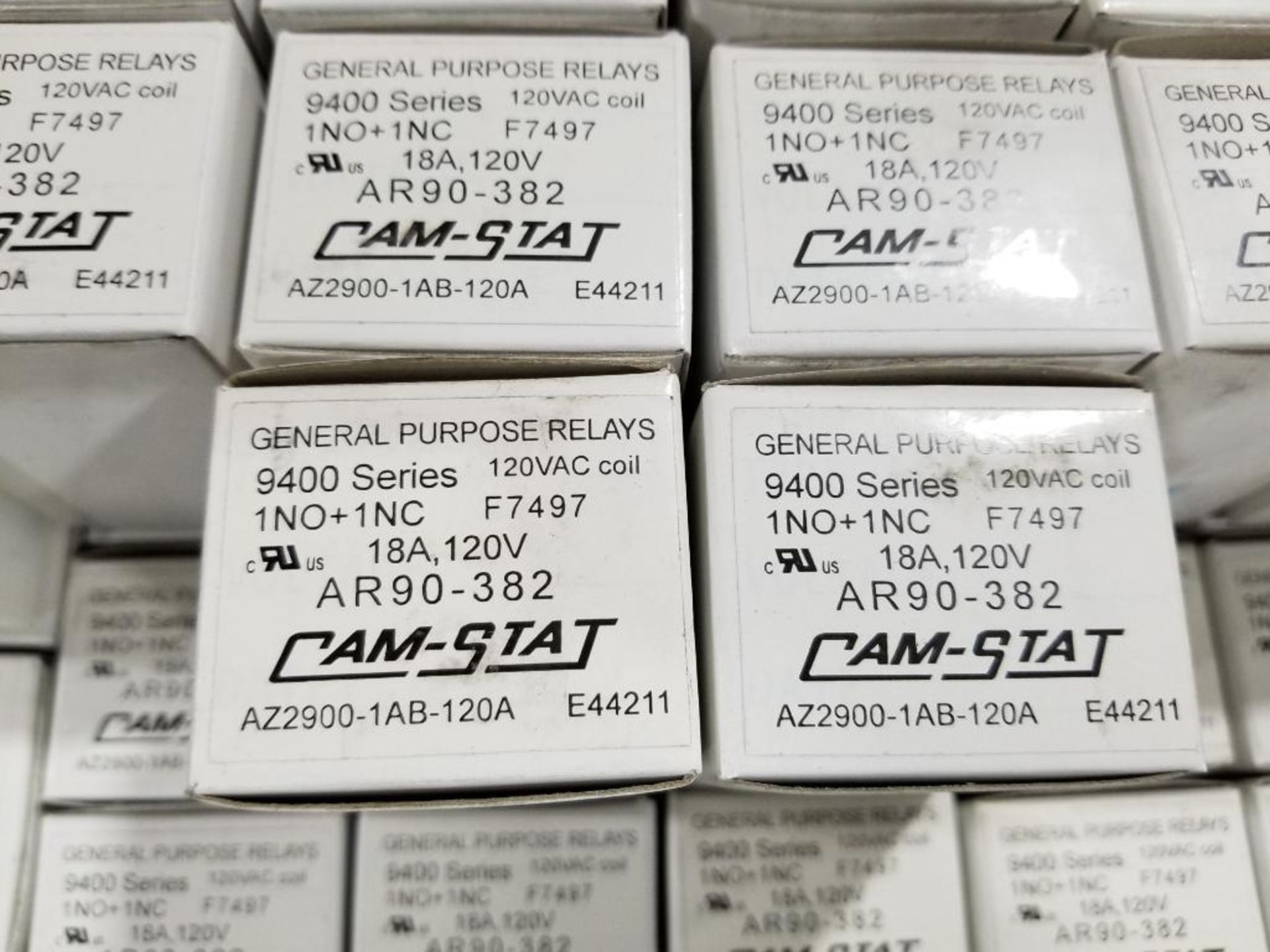 Qty 50 - Cam-stat general purpose relay. Part number AZ2900-1AB-120A. - Image 3 of 7