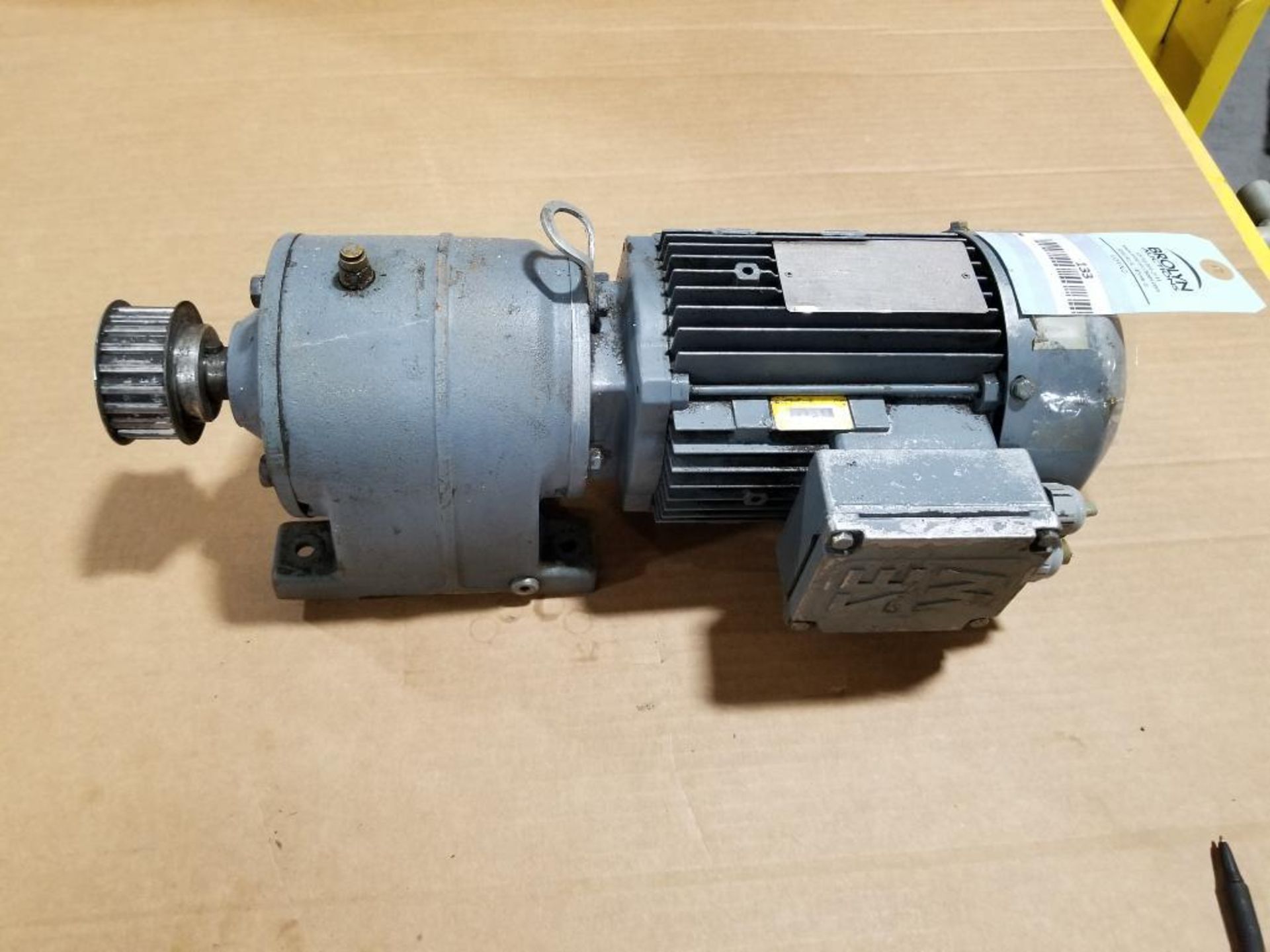 Sew Eurodrive motor and gearbox.