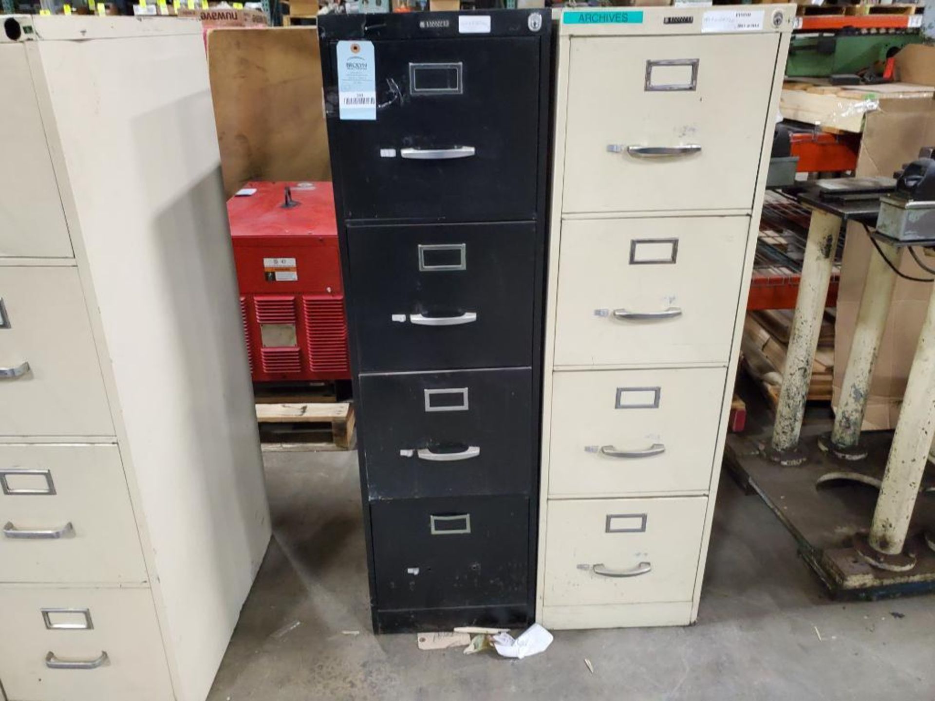 Qty 2 - 4-drawer file cabinets. - Image 4 of 4