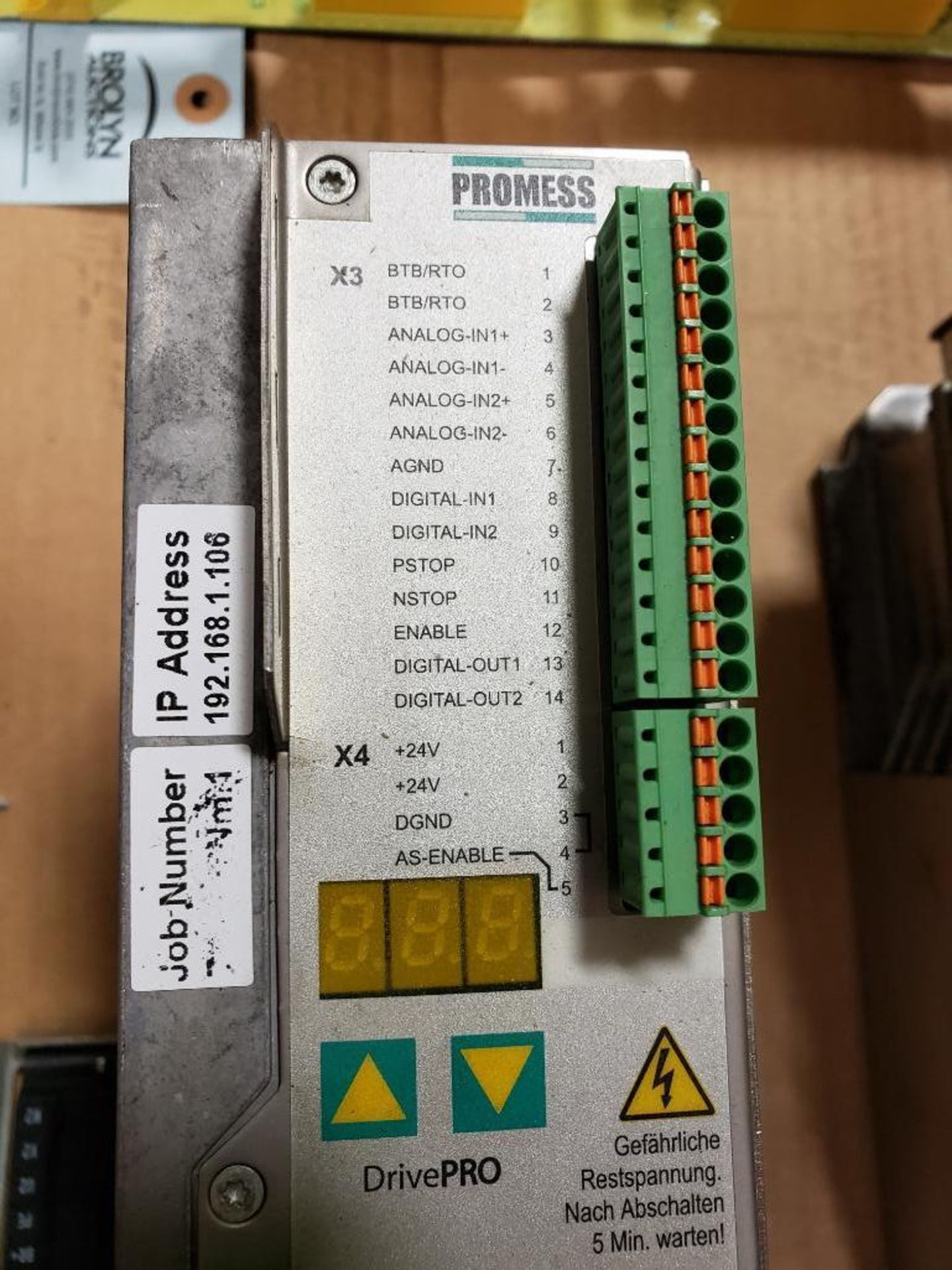 Promess motion control drive. Part number 850040052E. - Image 3 of 8