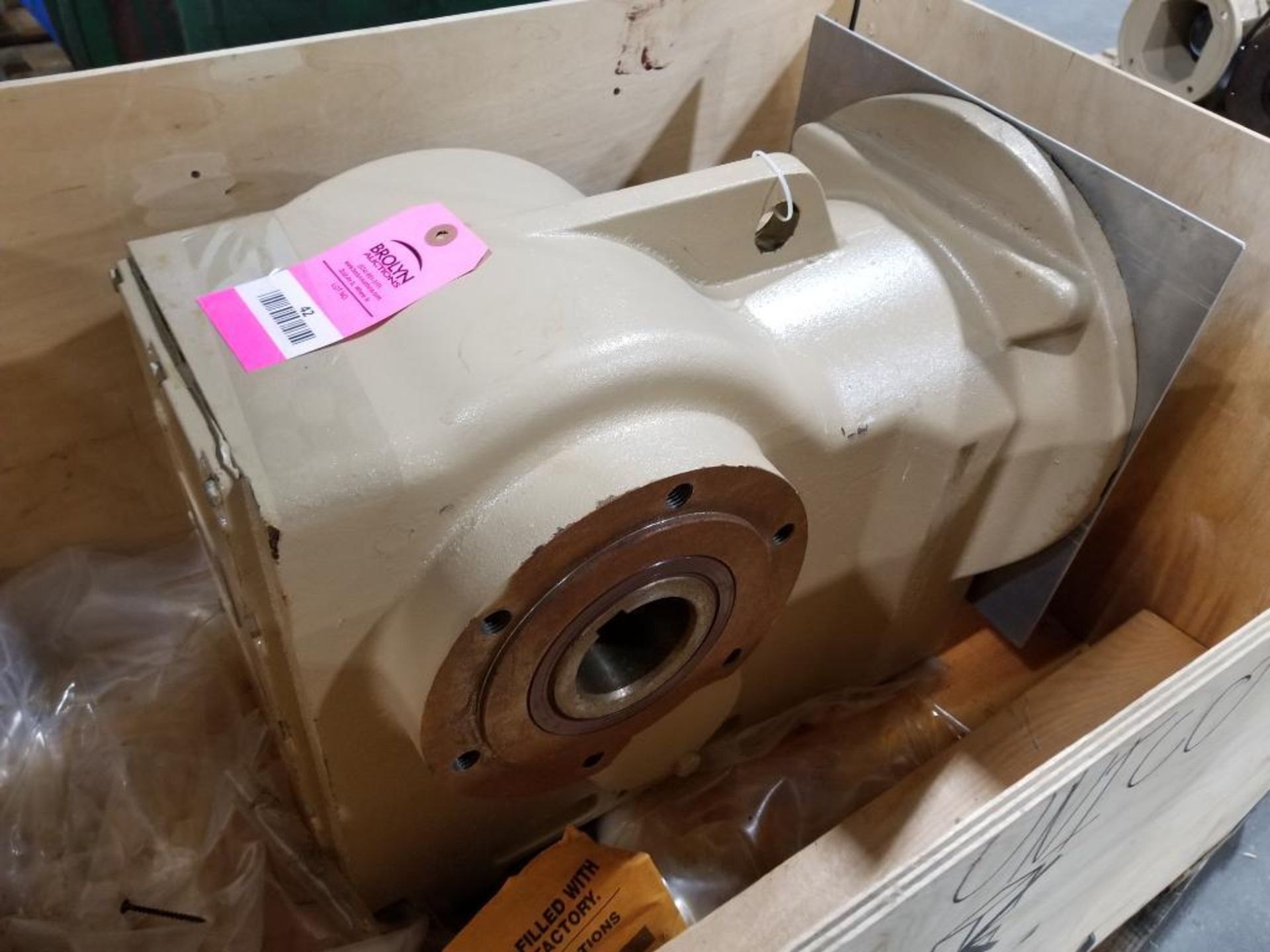 Hub City worm gear box. 10.82:1 ratio. Model HB2093AS. New as pictured.