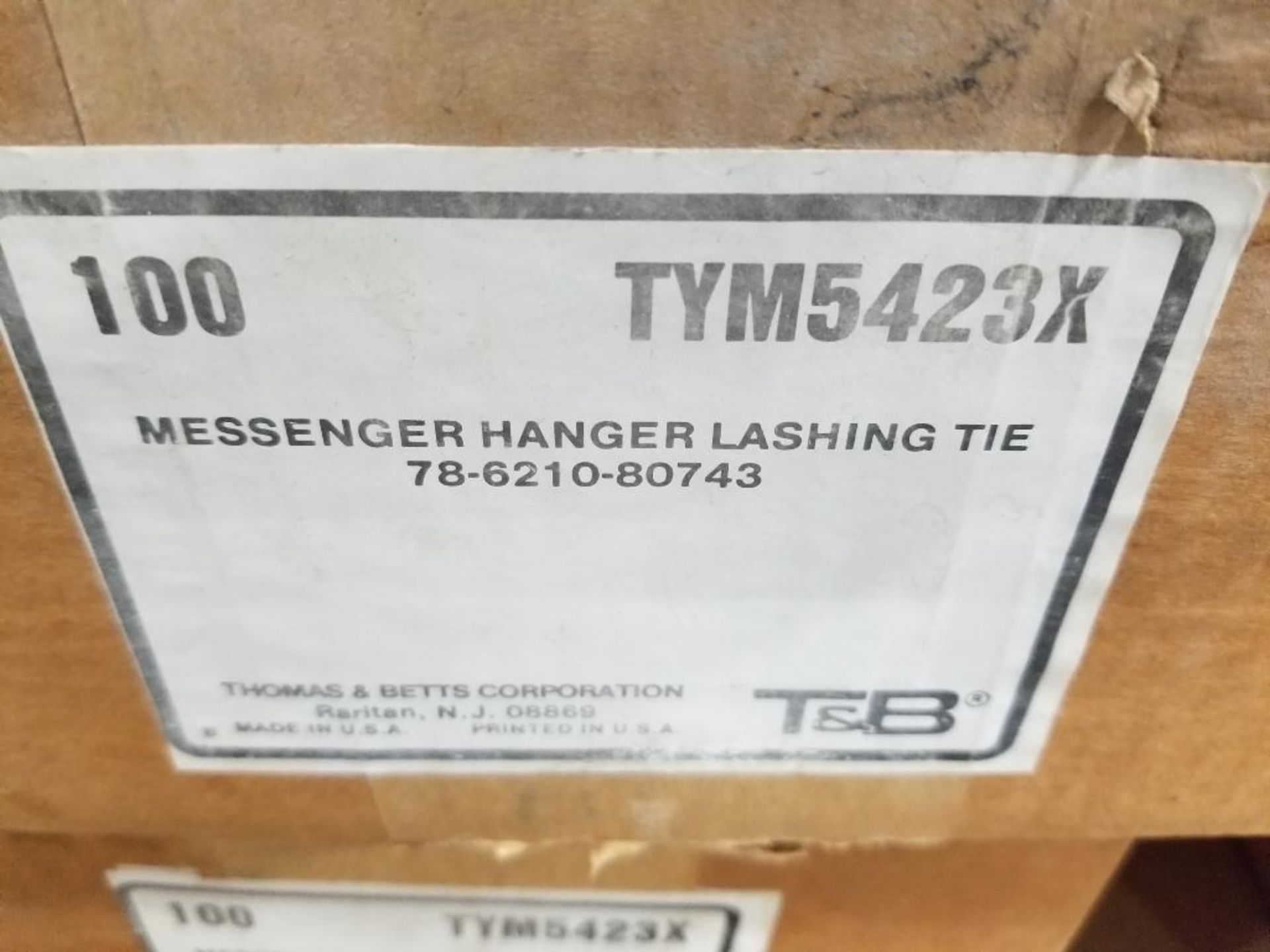 Qty 200 - Thomas and Betts T&B messenger hanger lashing tie. Part number TYM5423X. - Image 2 of 2