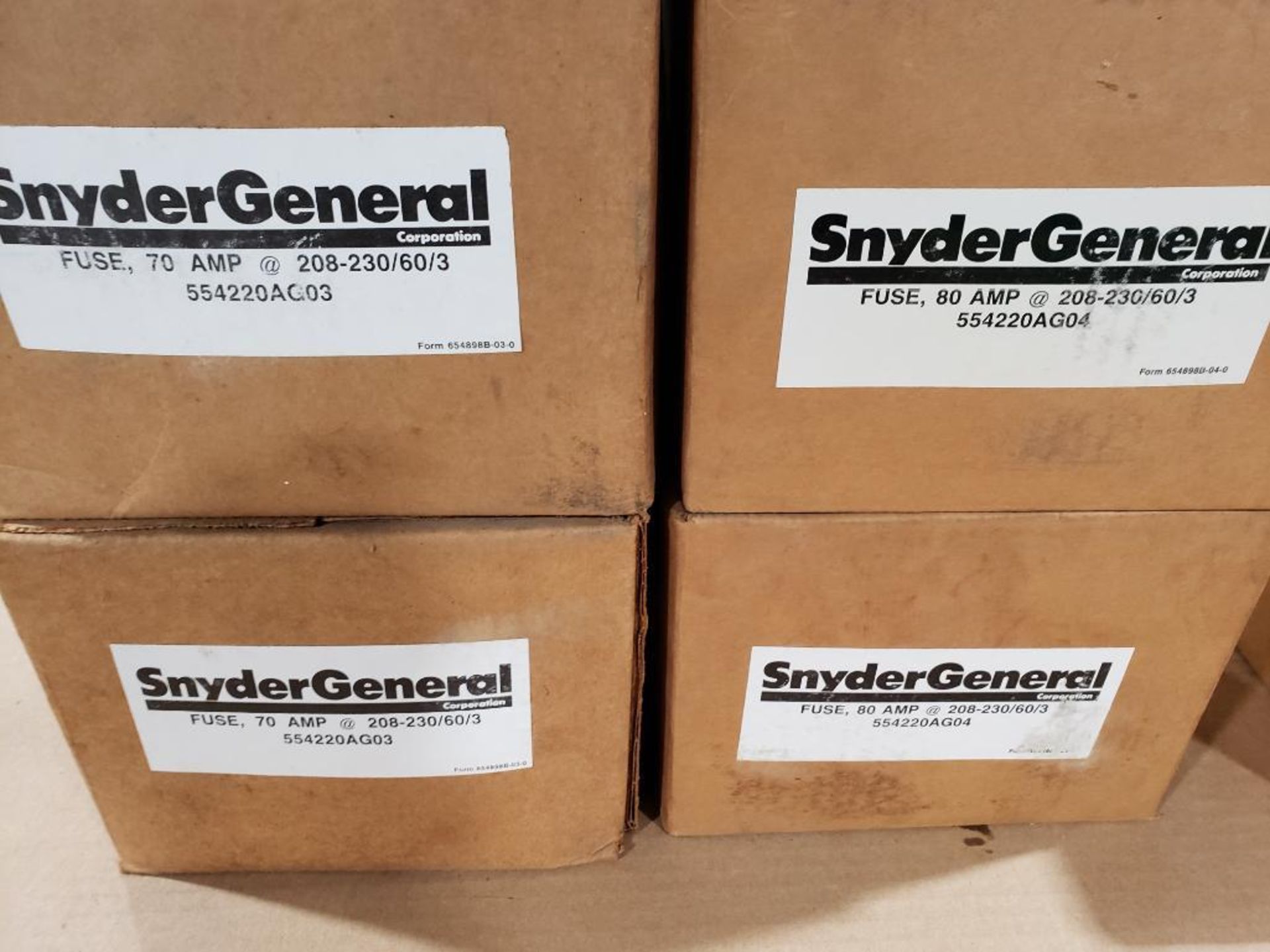 Qty 7 - Snyder General fuse kit. Part number Assorted. - Image 2 of 4