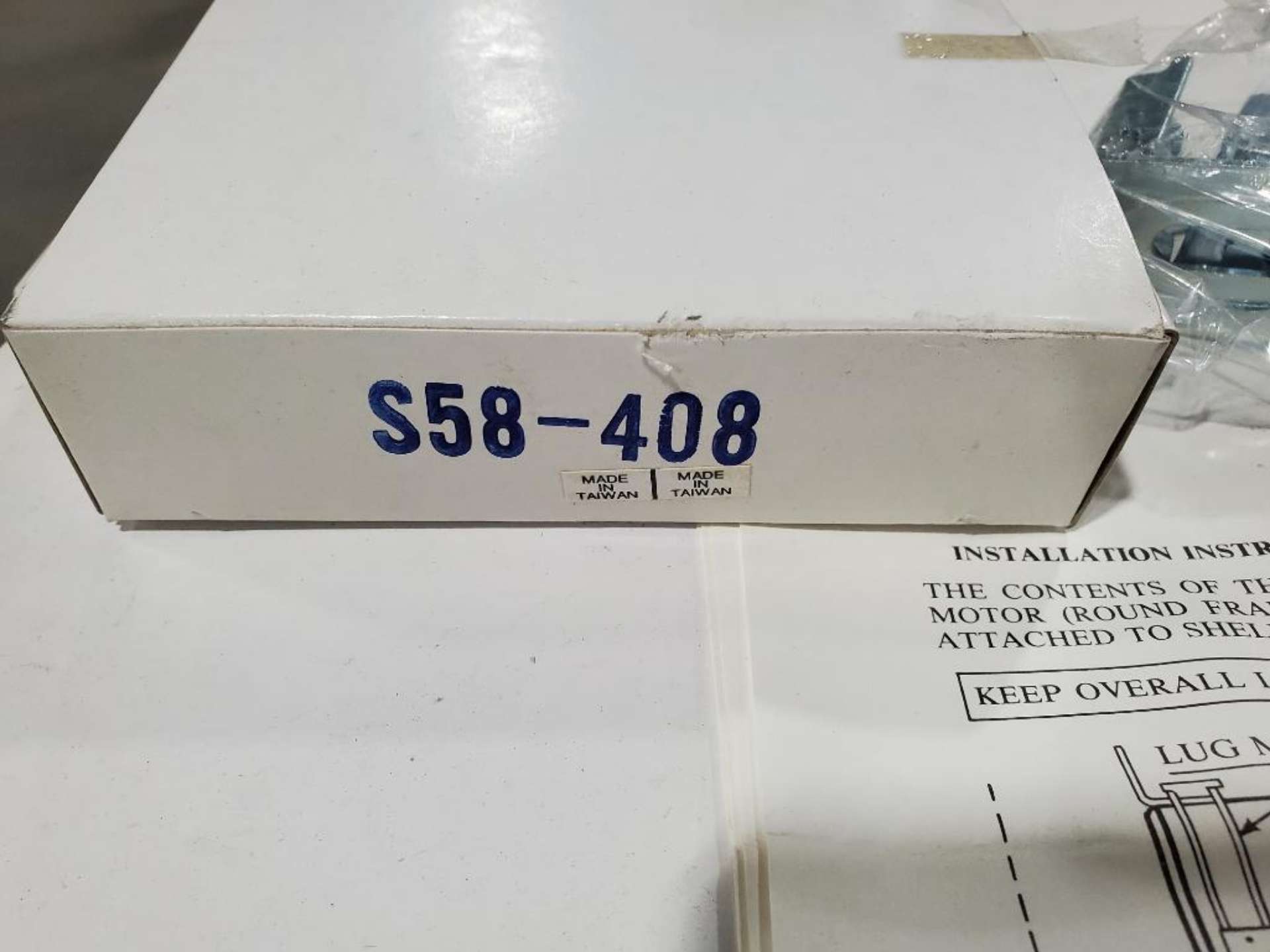 Qty 108 - Lug mounting bracket. Part number S58-408. For a $20 fee this ...