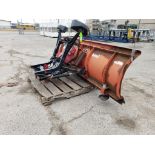 Western UniMount slow plow. 8ft wide x 34in tall.