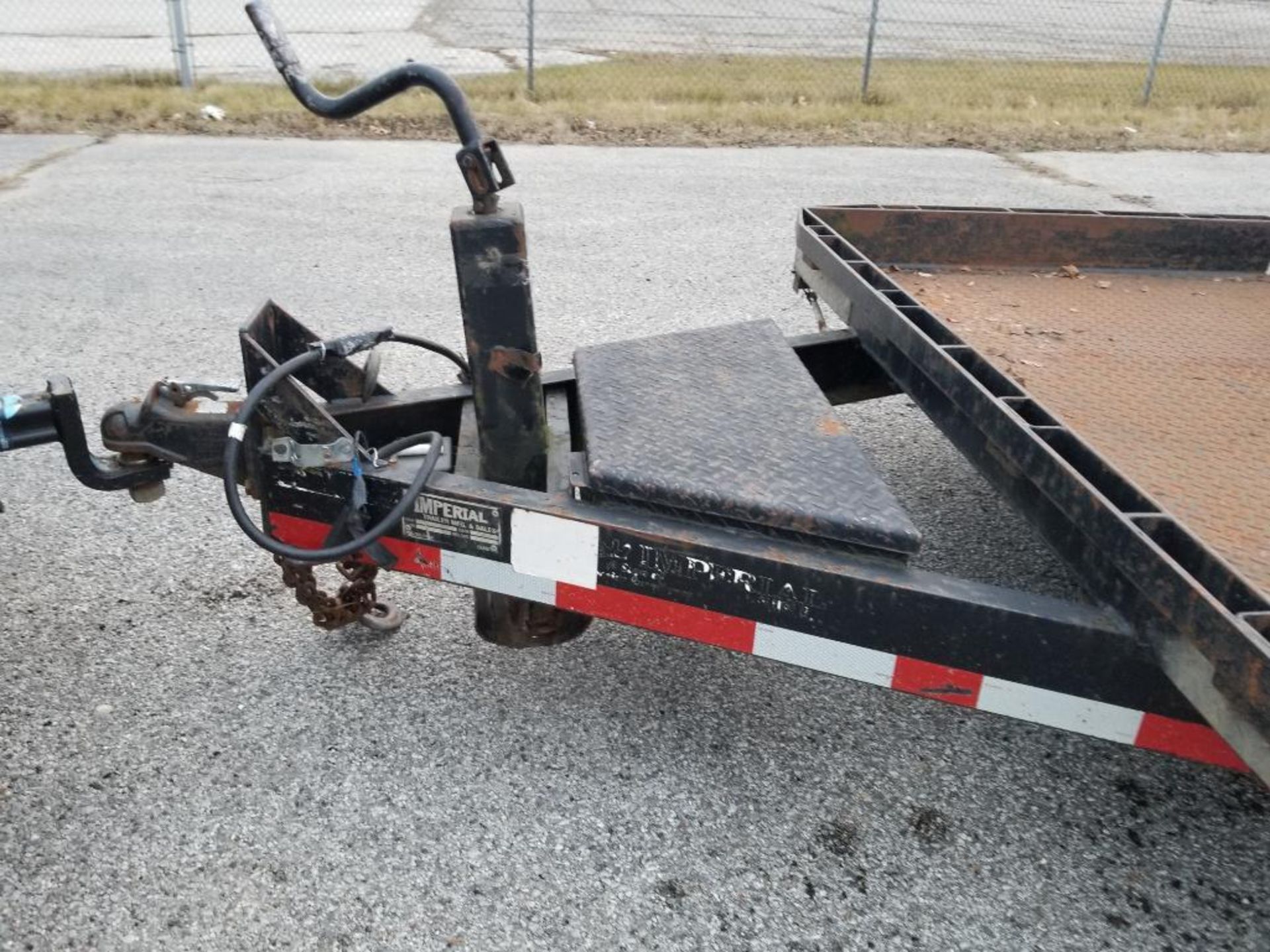 2010 Imperial 14,000lb gravity tilt trailer 20ft overall deck. 16ft tilt section. Steel deck. - Image 5 of 32