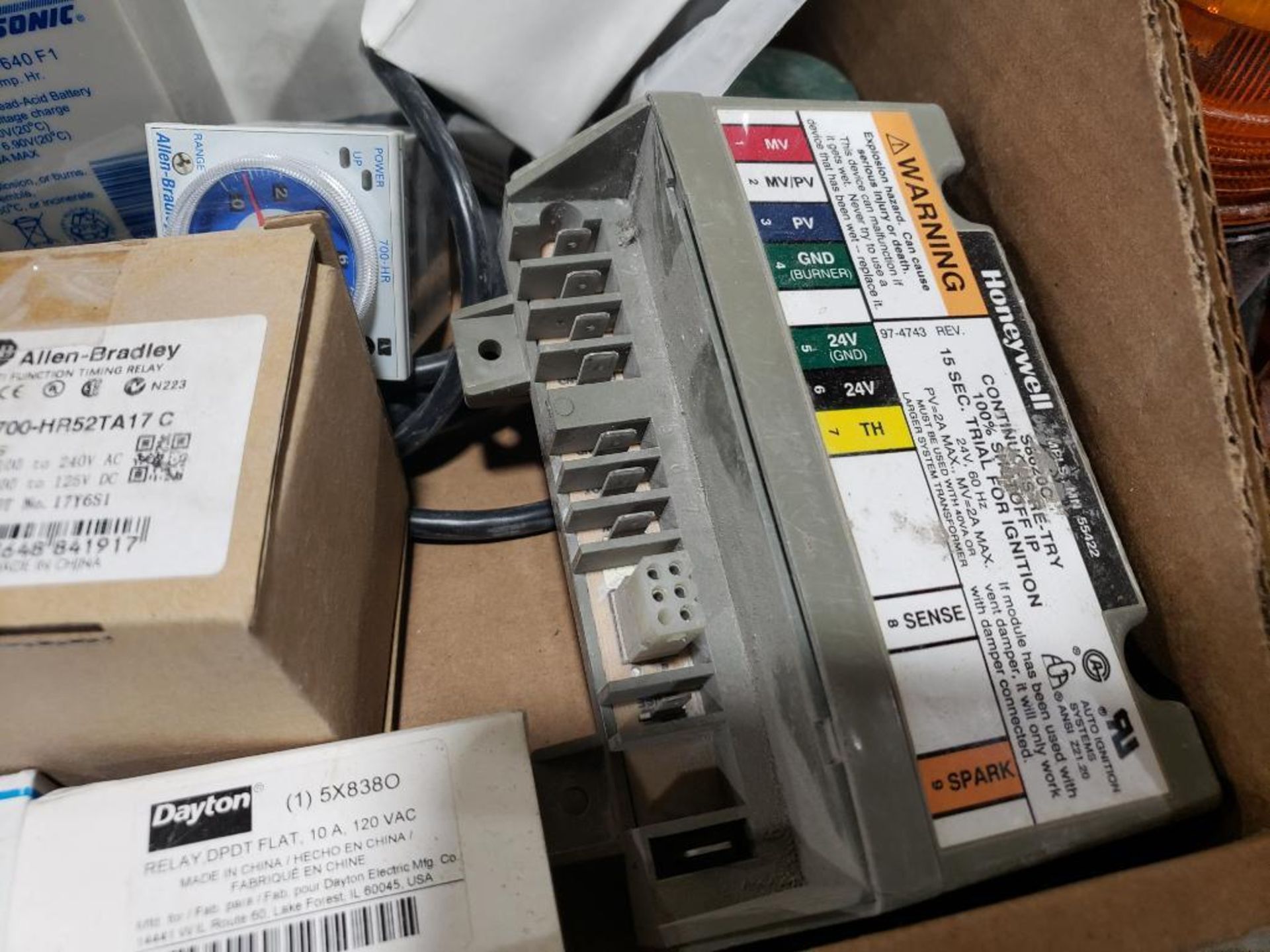 Qty 3 - Boxes of assorted electrical parts. - Image 15 of 18