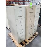 Qty 3 - filing cabinets.