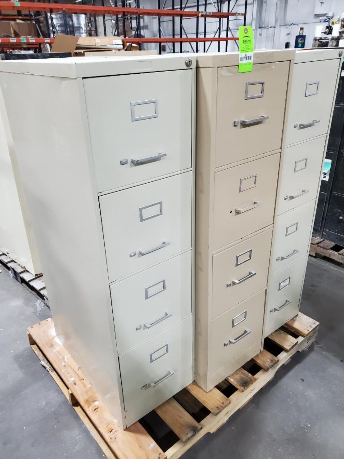Qty 3 - filing cabinets.