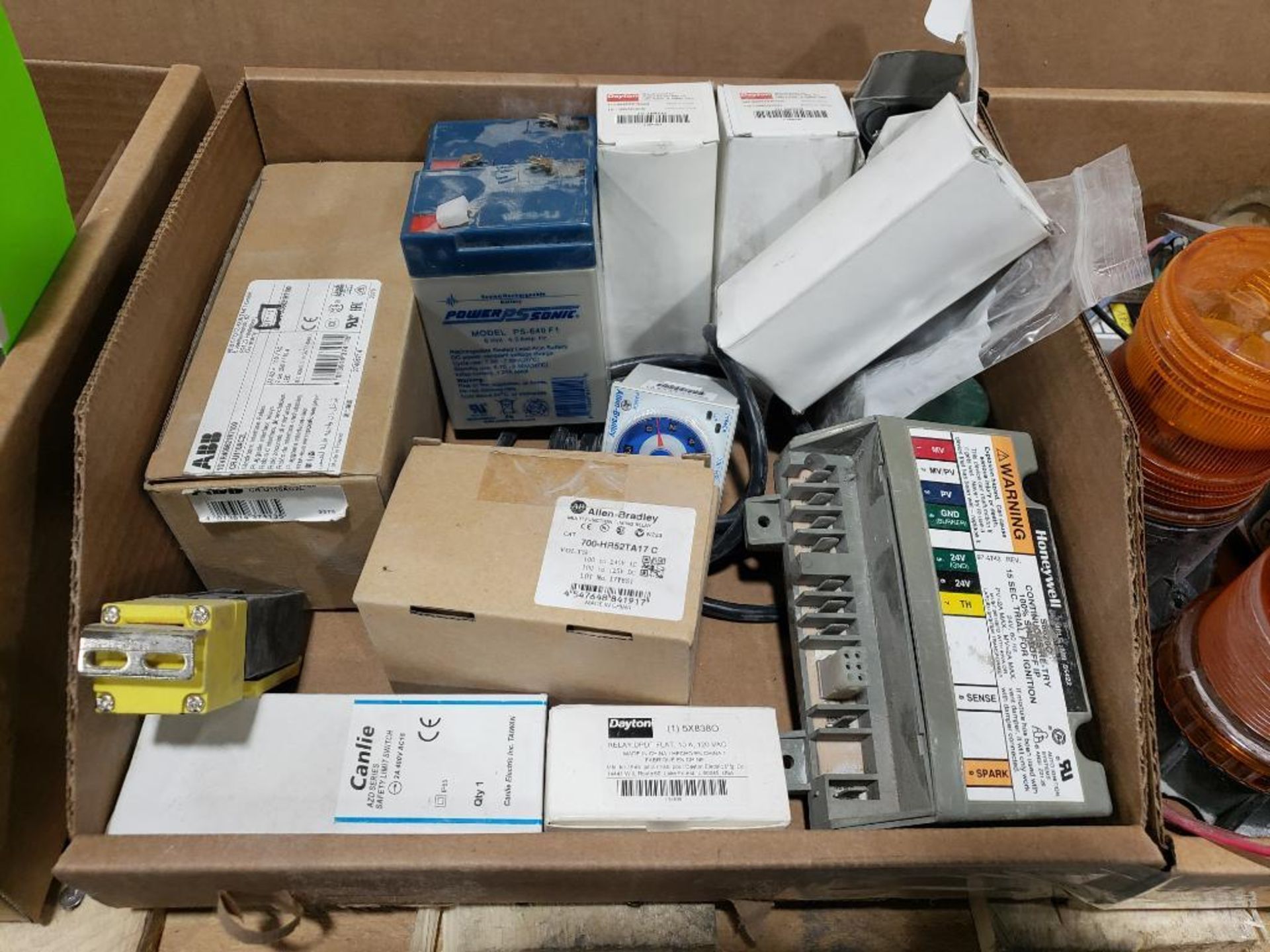 Qty 3 - Boxes of assorted electrical parts. - Image 2 of 18