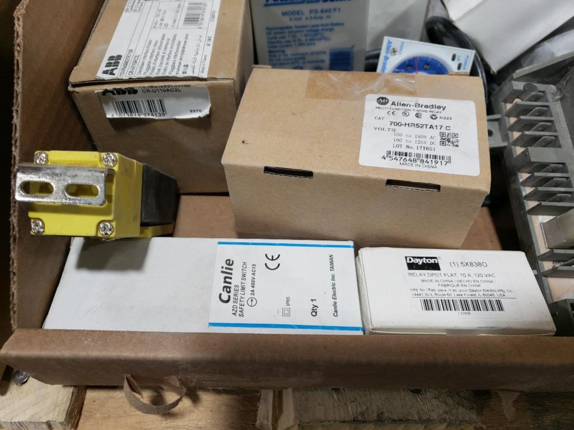 Qty 3 - Boxes of assorted electrical parts. - Image 14 of 18