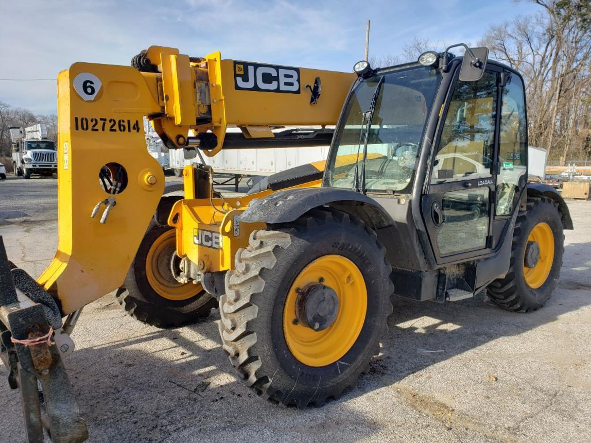 2014 - 6000lb 36ft reach JCB variable reach all terrain forklift. Model 506-36. Serial 2405987. - Image 9 of 43