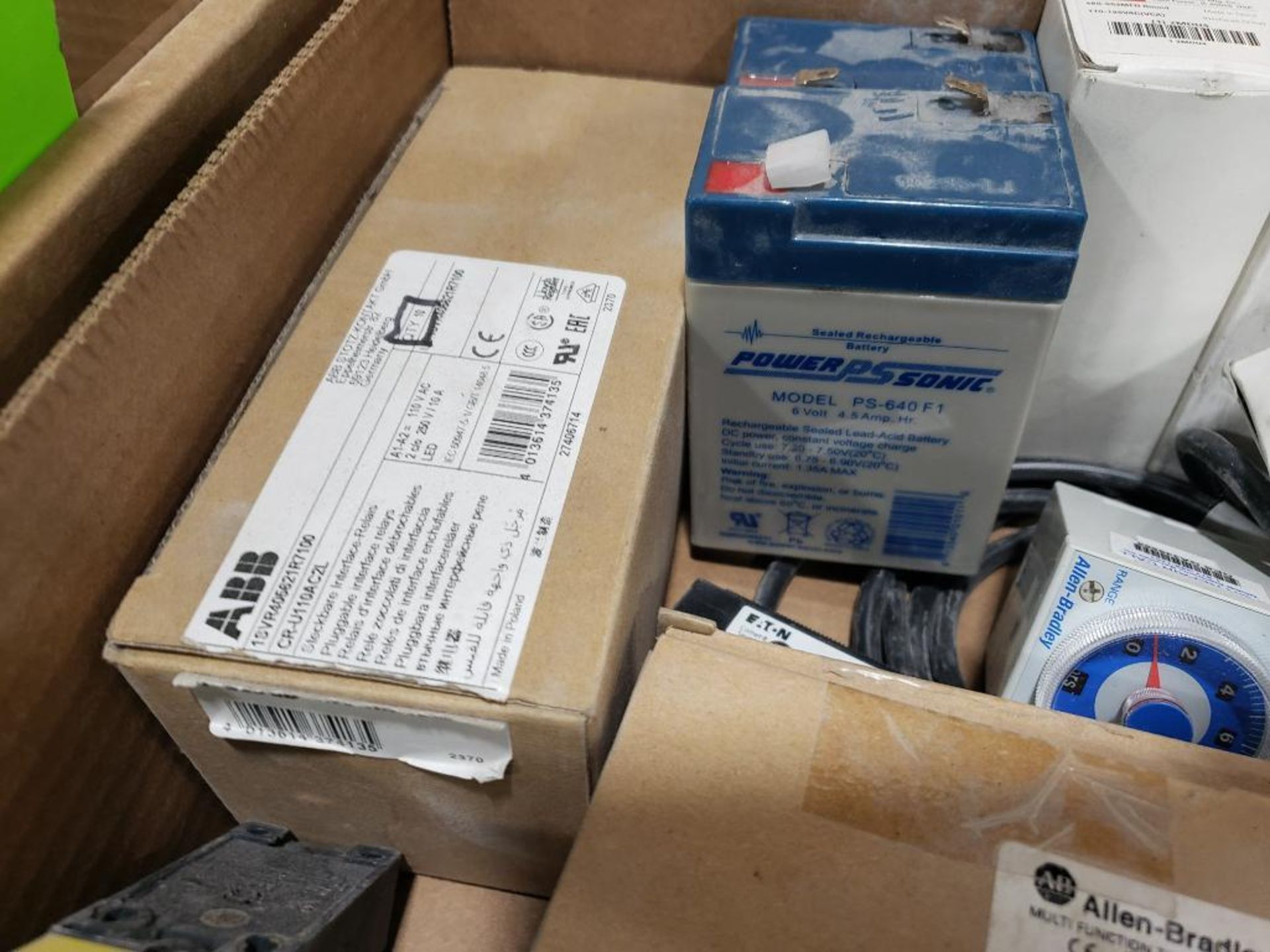 Qty 3 - Boxes of assorted electrical parts. - Image 13 of 18