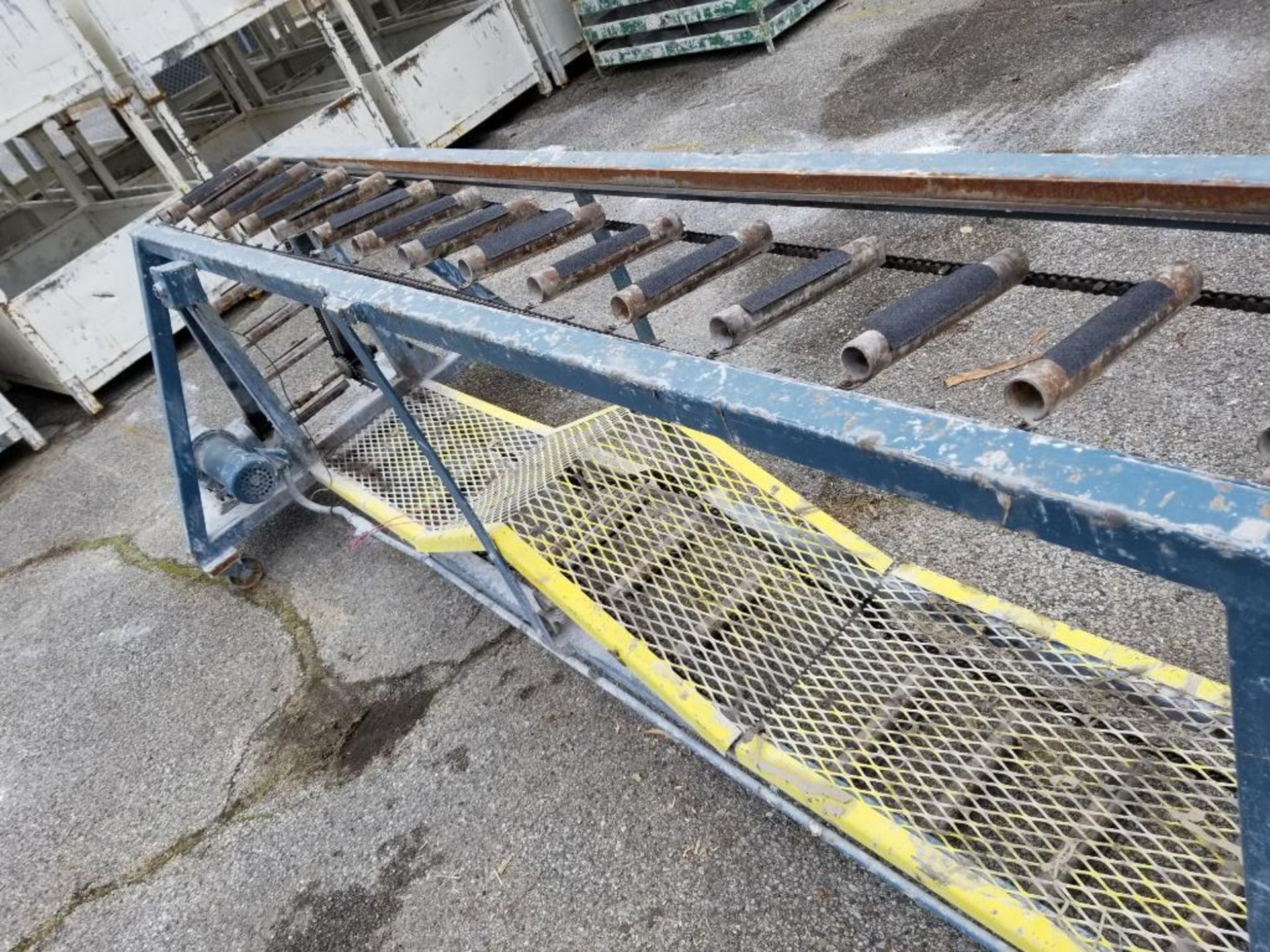 Steel conveyor. 18ft long. - Image 5 of 9