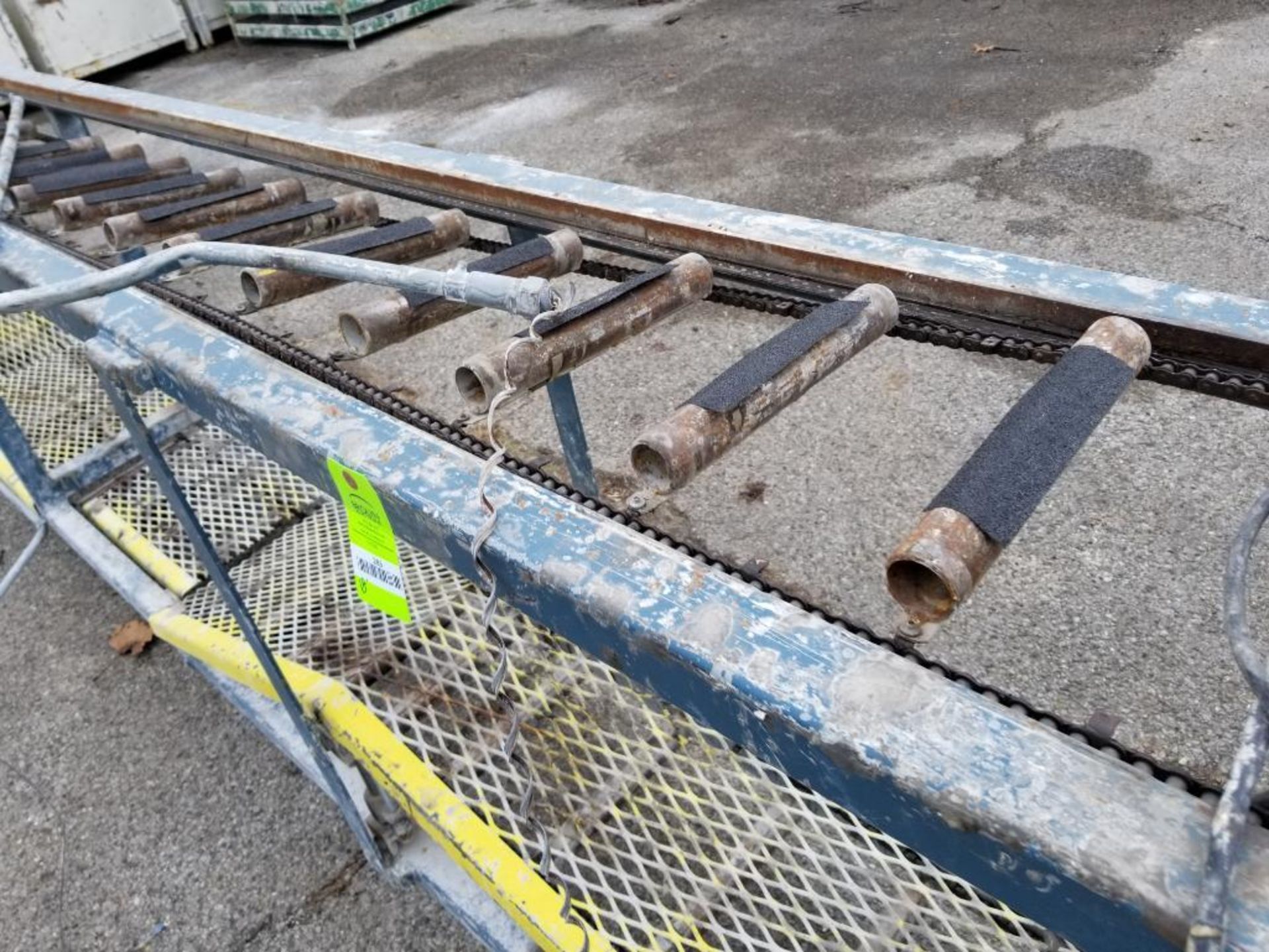 Steel conveyor. 18ft long. - Image 4 of 9