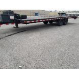 2015 Load Trail 14,000 capacity 24ft deckover trailer. Newer tires.