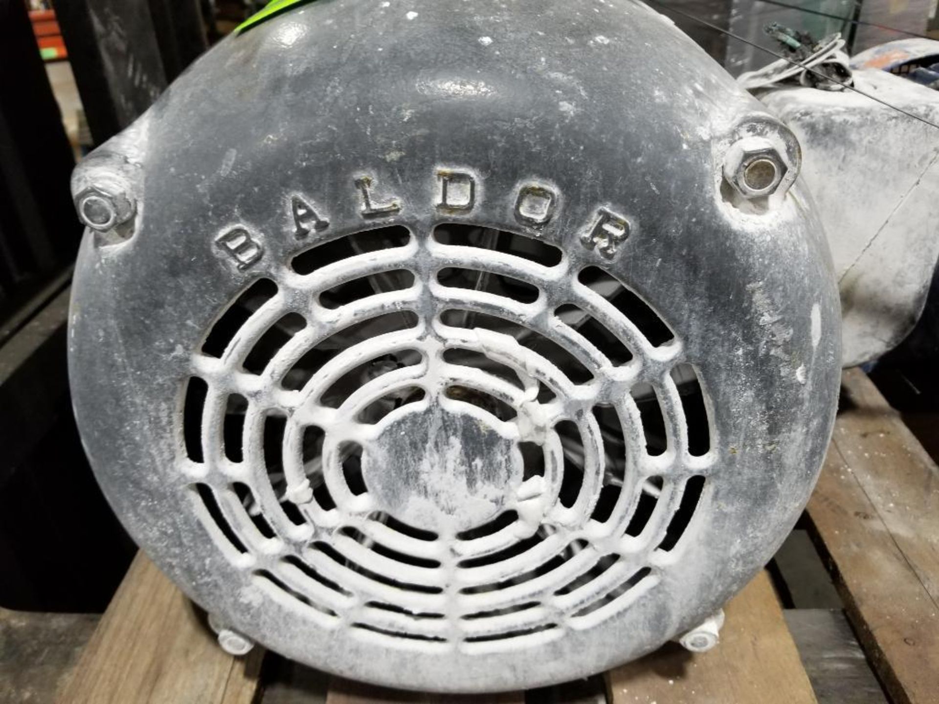 Baldor motor. 230/460v 3-phase. Appears to be 40-50hp but tag is unreadable. - Image 8 of 8