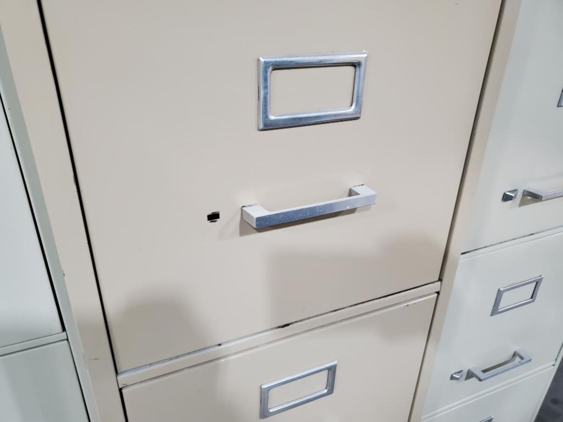 Qty 3 - filing cabinets. - Image 3 of 5