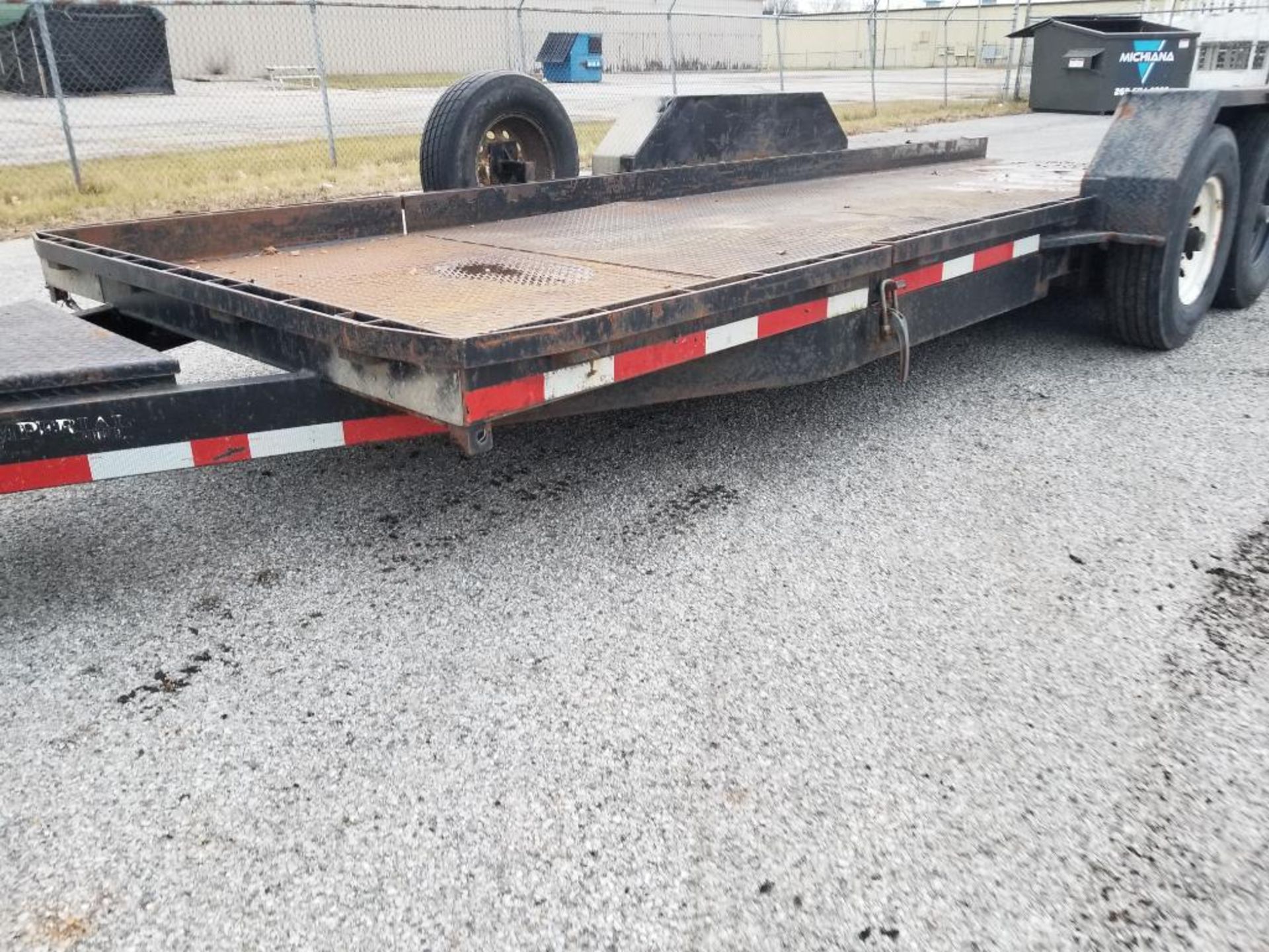 2010 Imperial 14,000lb gravity tilt trailer 20ft overall deck. 16ft tilt section. Steel deck. - Image 4 of 32