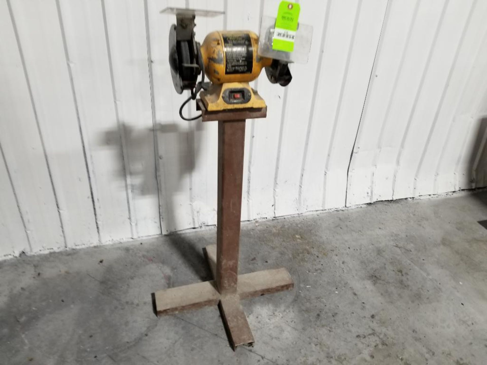 Central Machinery 6in double end bench grinder with stand. 115v single phase. - Image 2 of 9