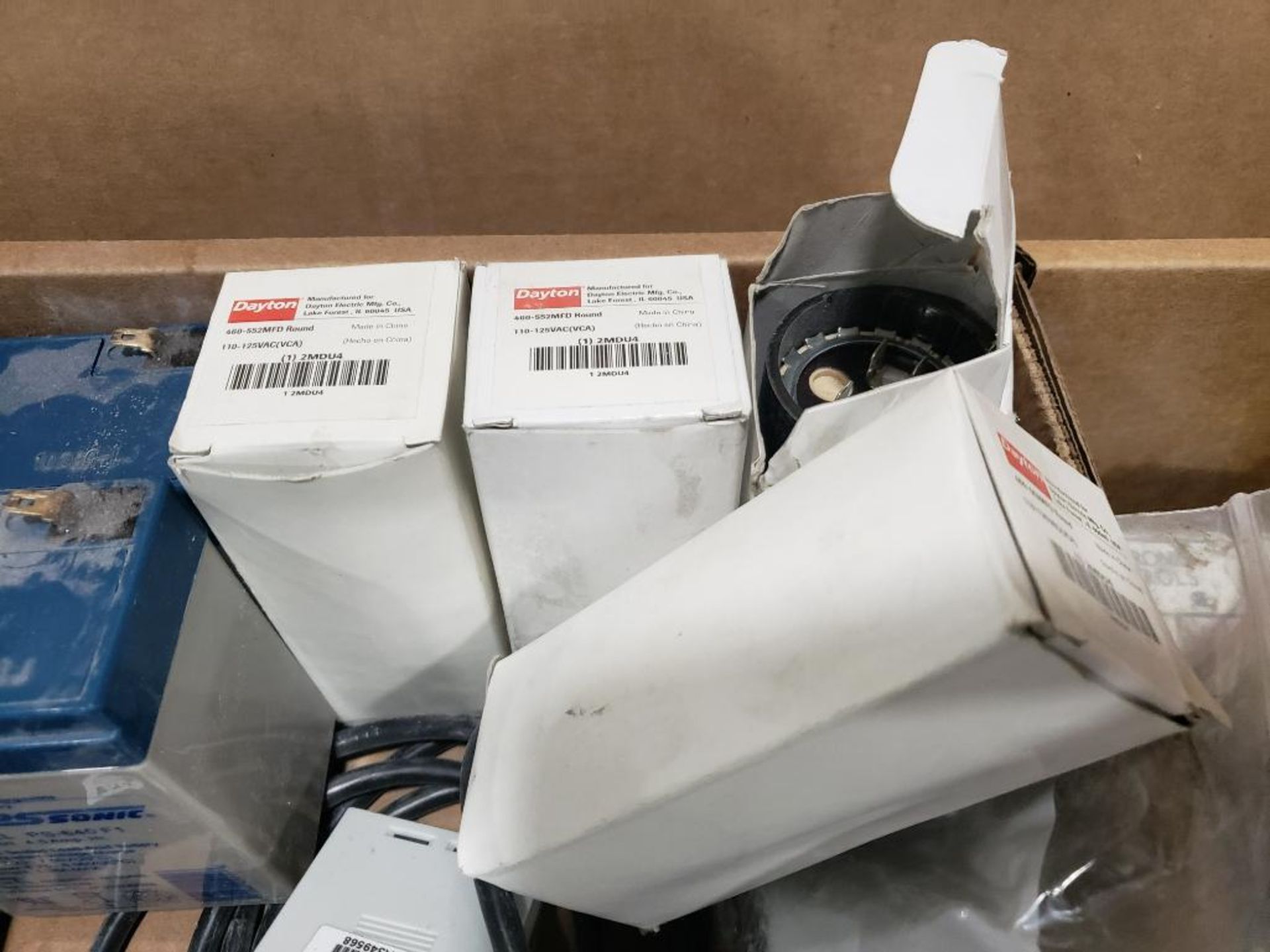 Qty 3 - Boxes of assorted electrical parts. - Image 12 of 18