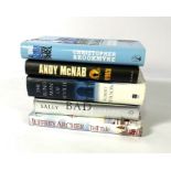 A small collection of Signed Modern First Editions, including works by Jeffrey Archer and