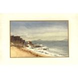 A small group of decorative watercolours, including a West Coast landscape by A Harrison, dated 1932