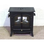 A Prolectrix NX488430 electric fire in form of wood burner (untested)