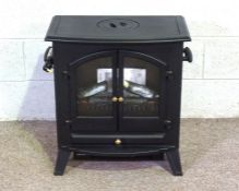 A Prolectrix NX488430 electric fire in form of wood burner (untested)